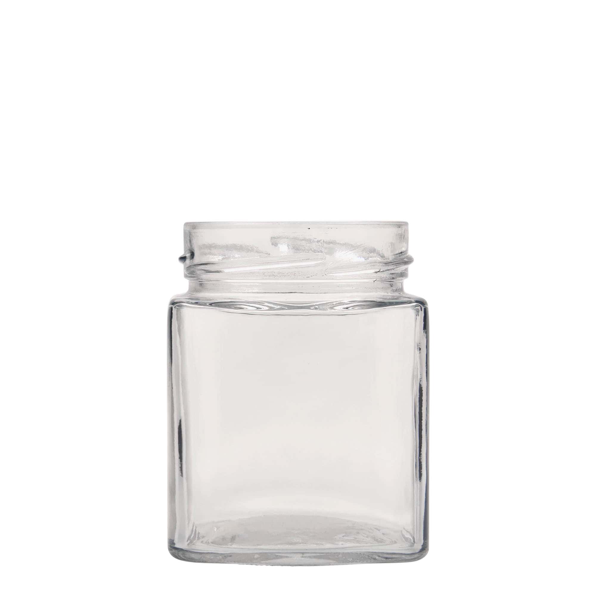 Tarro cuadrado 'Ikarus' de 314 ml, boca: Deep-Twist-Off (DTO 70) Tarro cuadrado 'Ikarus' de 314 ml, boca: Deep-Twist-Off (DTO 70)