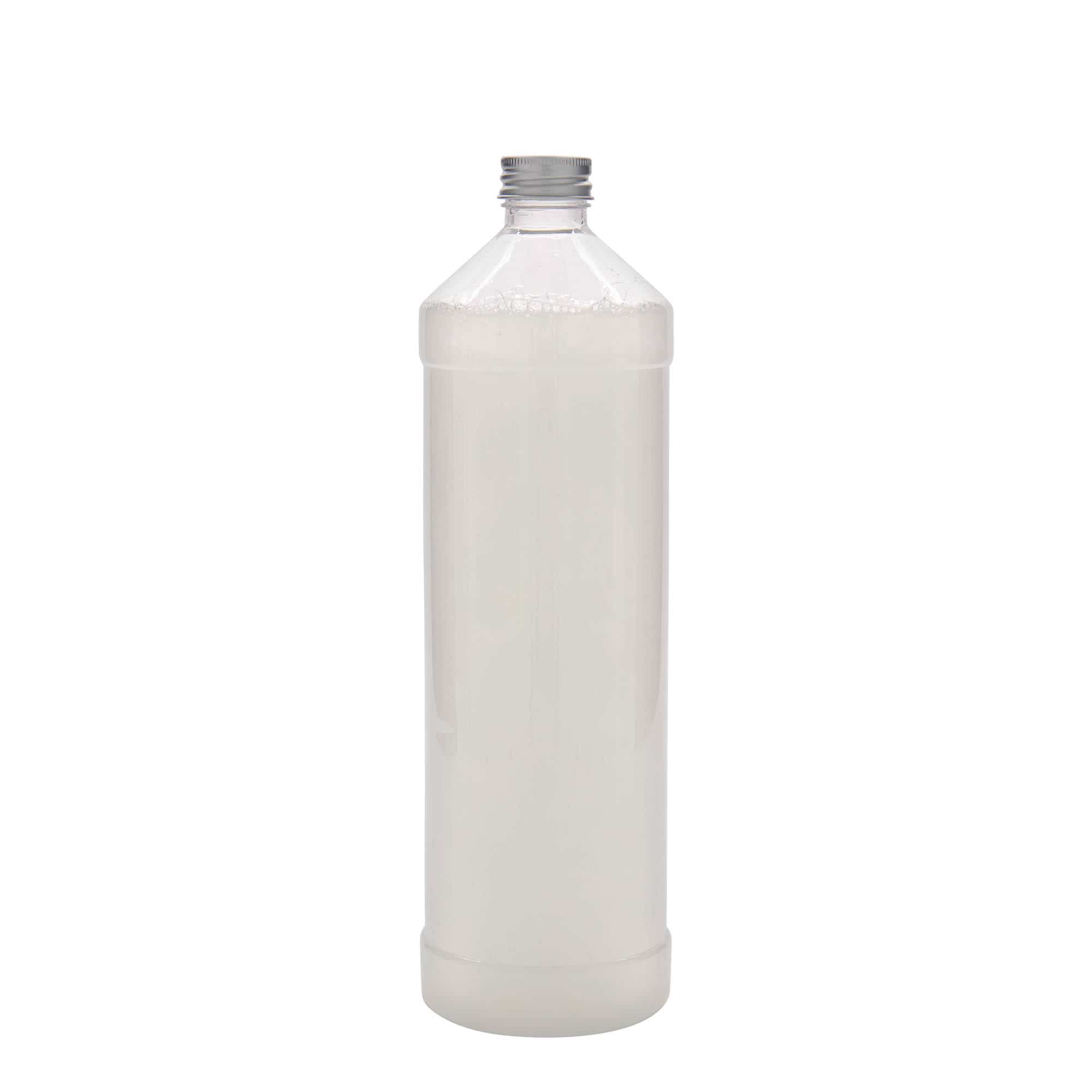 Botella de PET 'Everytime' de 1000 ml, plástico, boca: 28/410