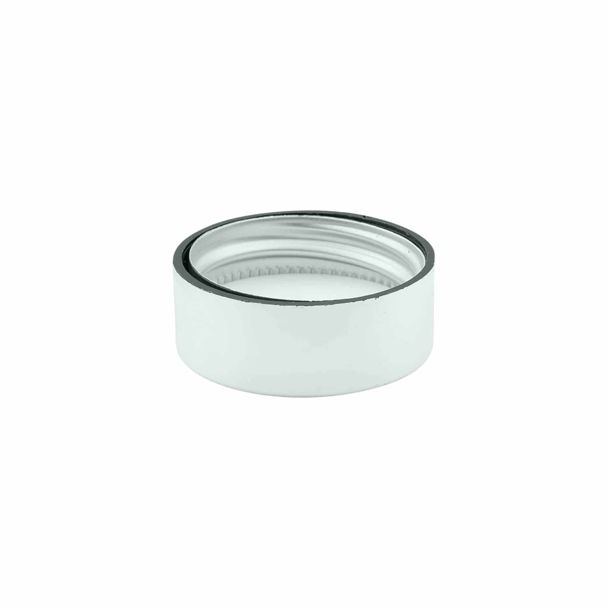 Tapa de rosca, plástico ABS, plateado, para boquilla: GPI 33/400