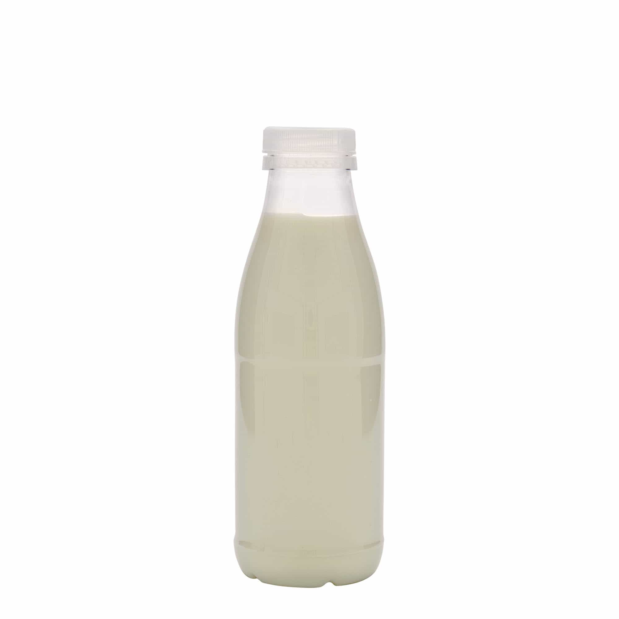 Botella PET de 500 ml 'Milk and Juice', plástico, boca: 38 mm