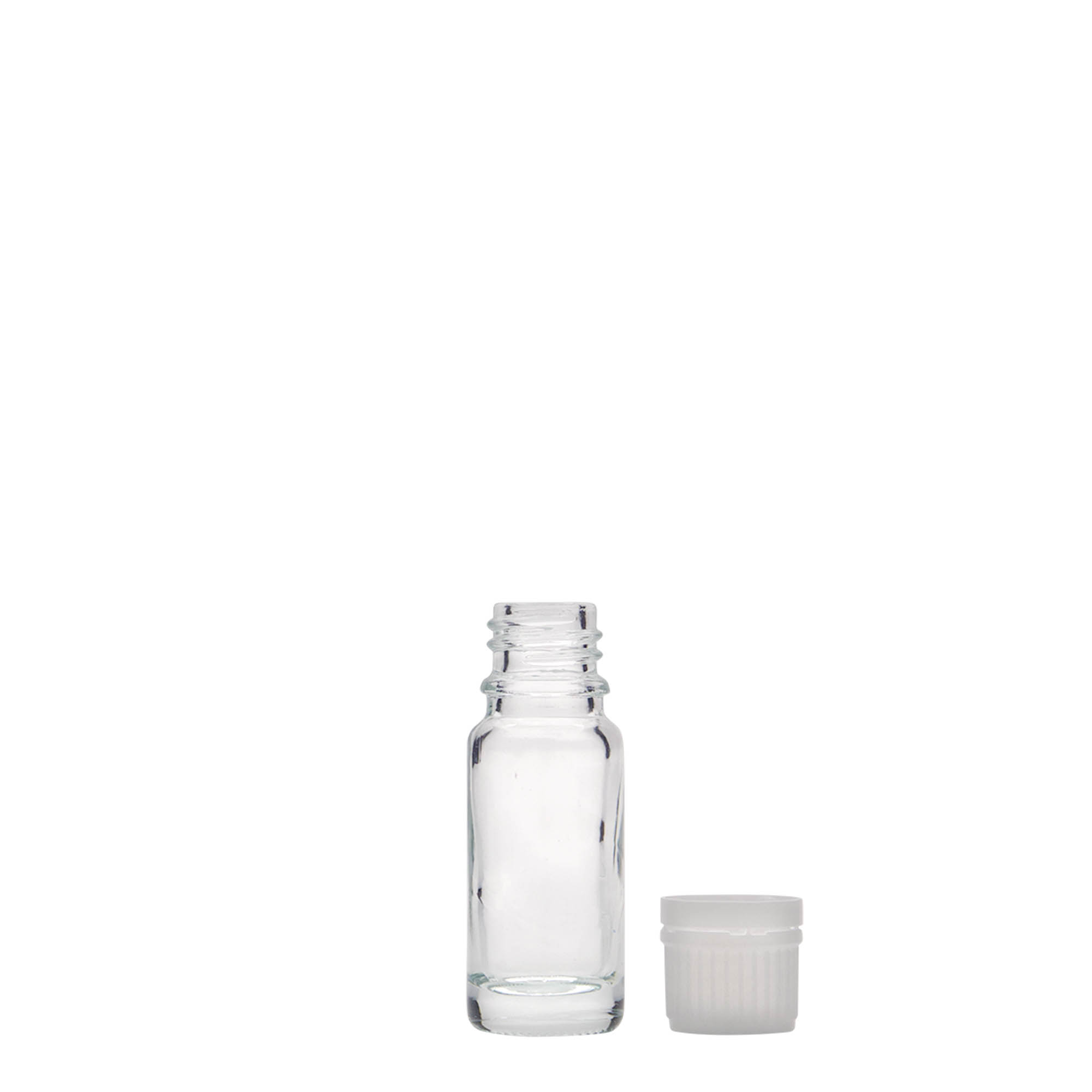 10 ml frasco medicinal, vidrio, boca: DIN 18