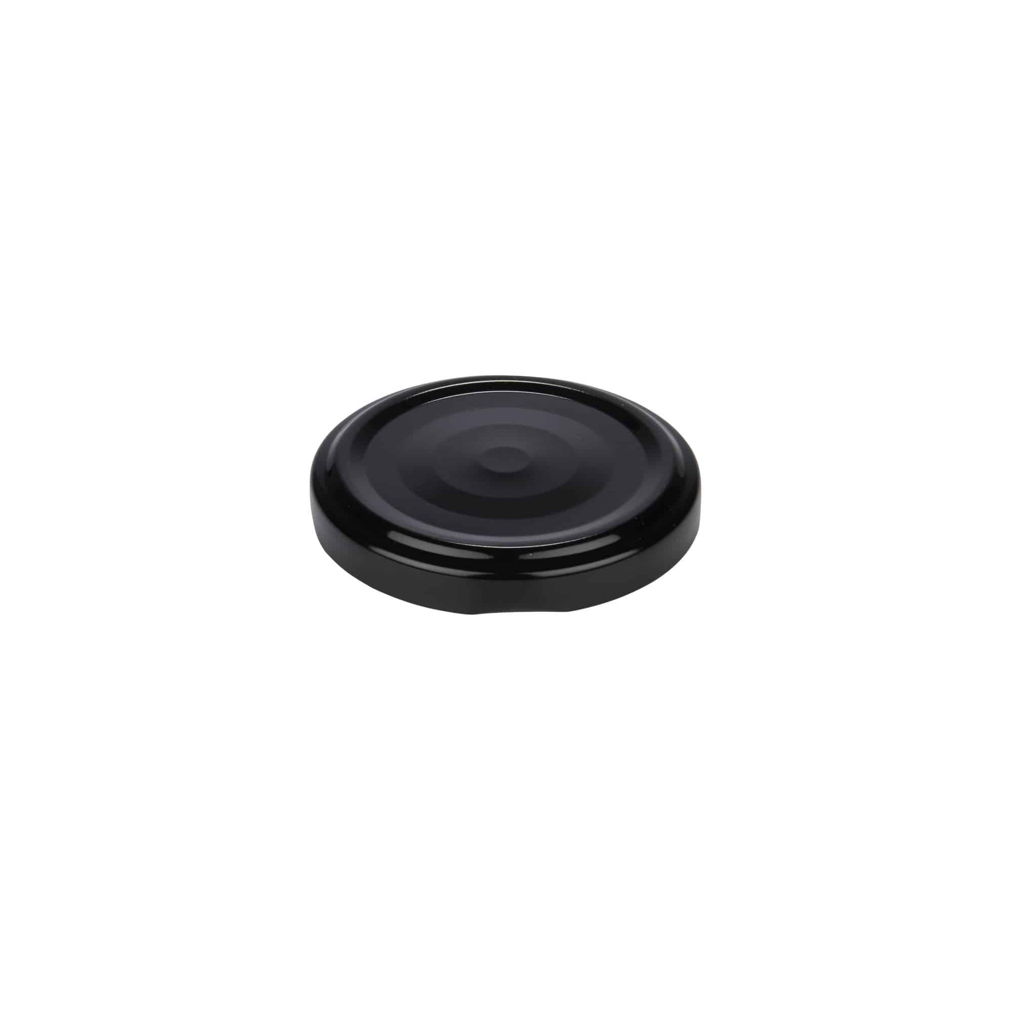 Tapa Twist-Off, hojalata, negra, para boca: TO 58