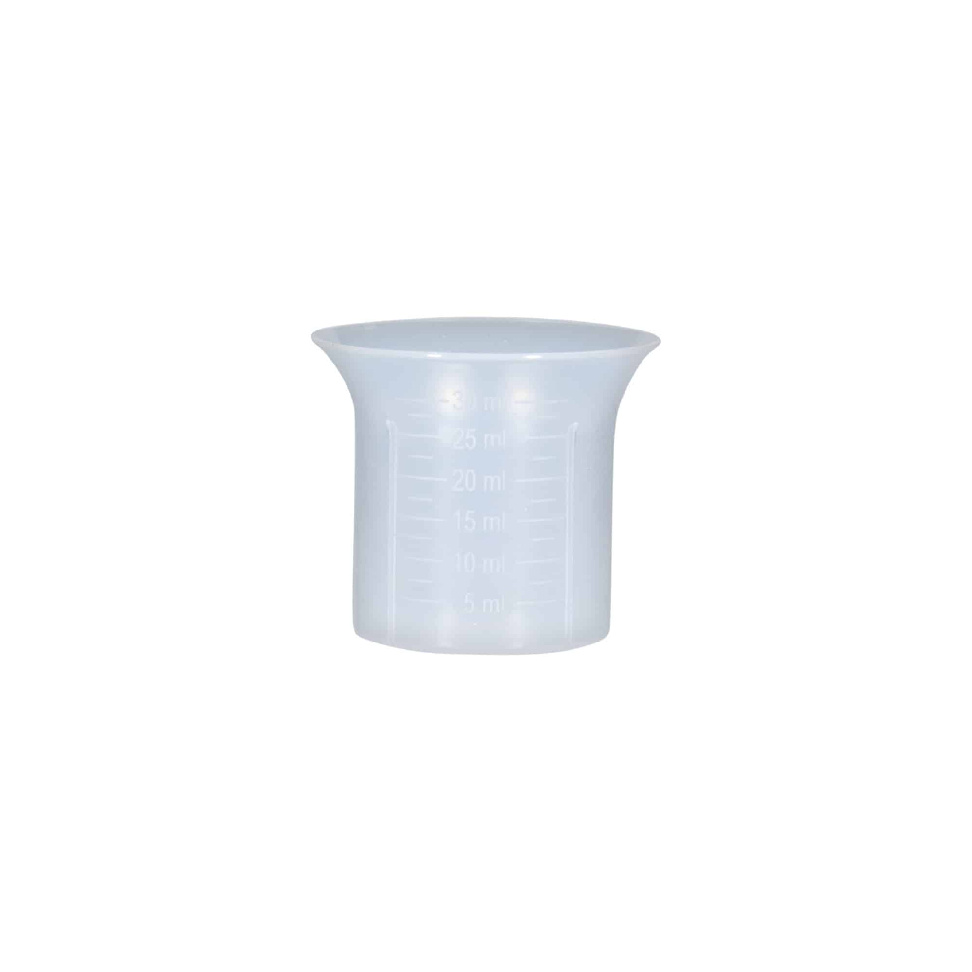Vaso medidor 5-30 ml, plástico PP