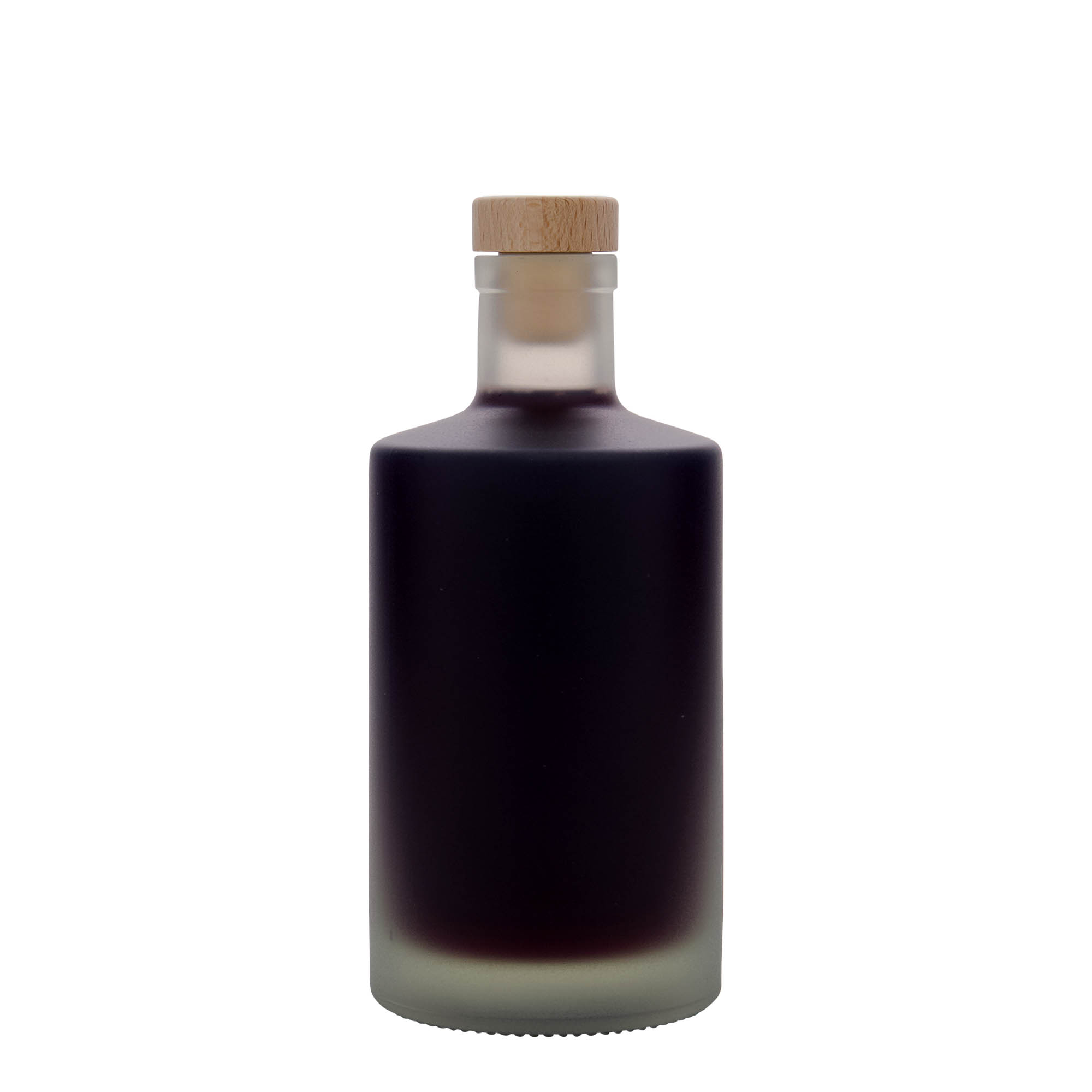 Botella de cristal de 500 ml 'Caroline', enfriada, boca: corcho