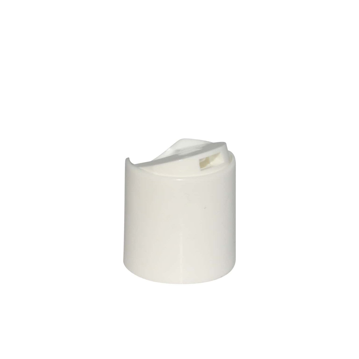 Tapa de rosca Disc Top, plástico PP, blanca, para boca: 20/410 Tapa de rosca Disc Top, plástico PP, blanca, para boca: 20/410