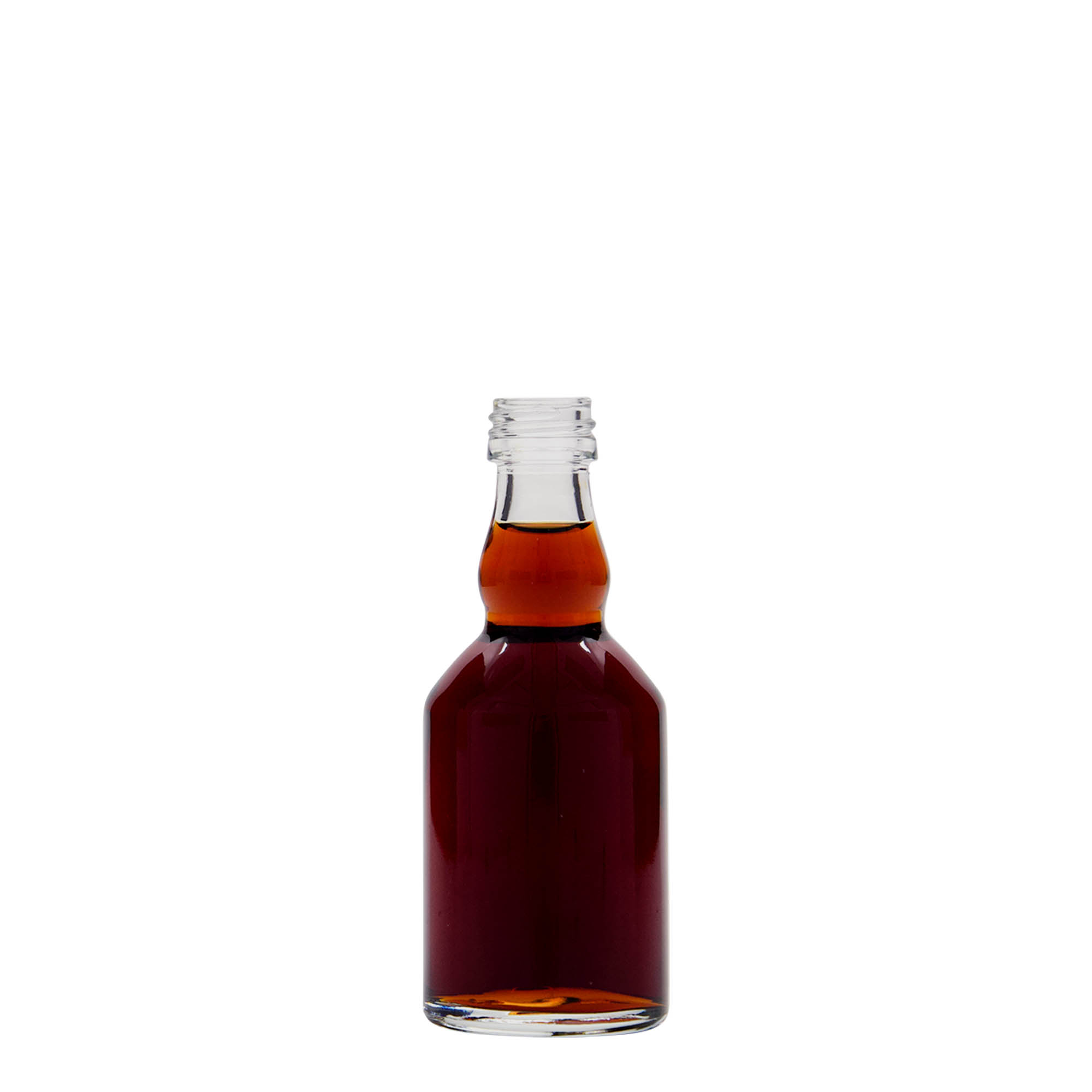 Botella de vidrio de 50 ml 'Georgio', boca: PP 18 Botella de vidrio de 50 ml 'Georgio', boca: PP 18
