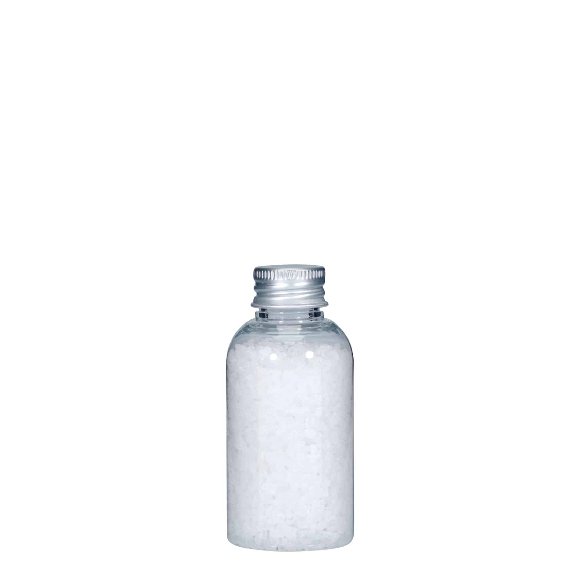Botella de PET 'Boston' de 50 ml, plástico, boca: 20/410