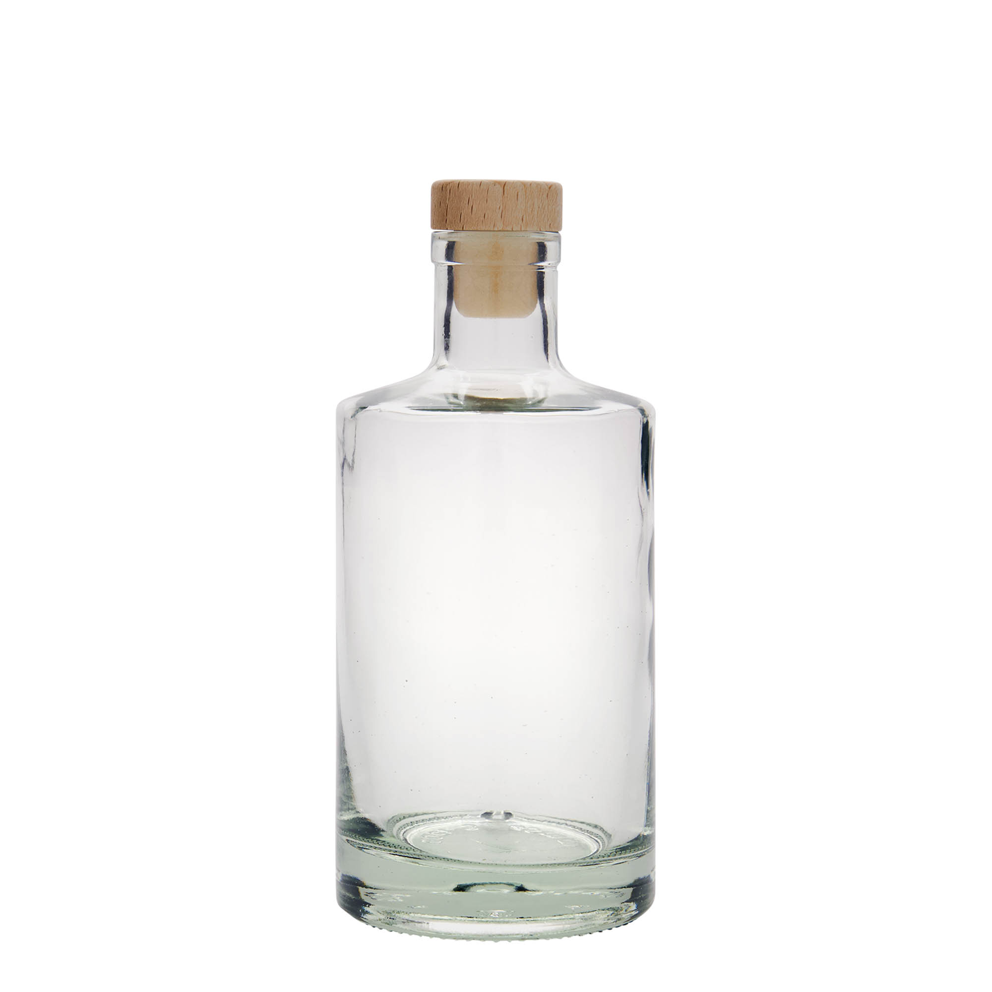 Botella de vidrio de 500 ml 'Caroline', boca: corcho