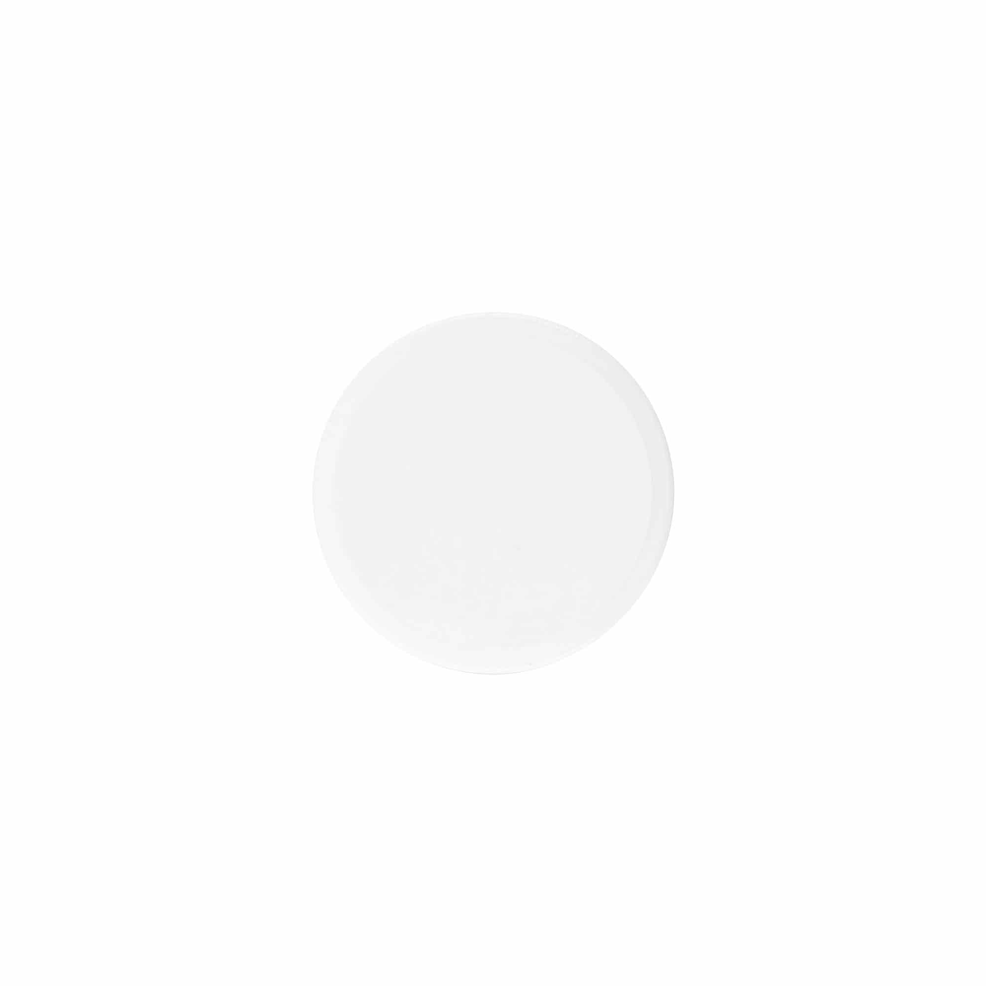 Tapa de rosca 'White Line' 60ml, plástico PP, blanco