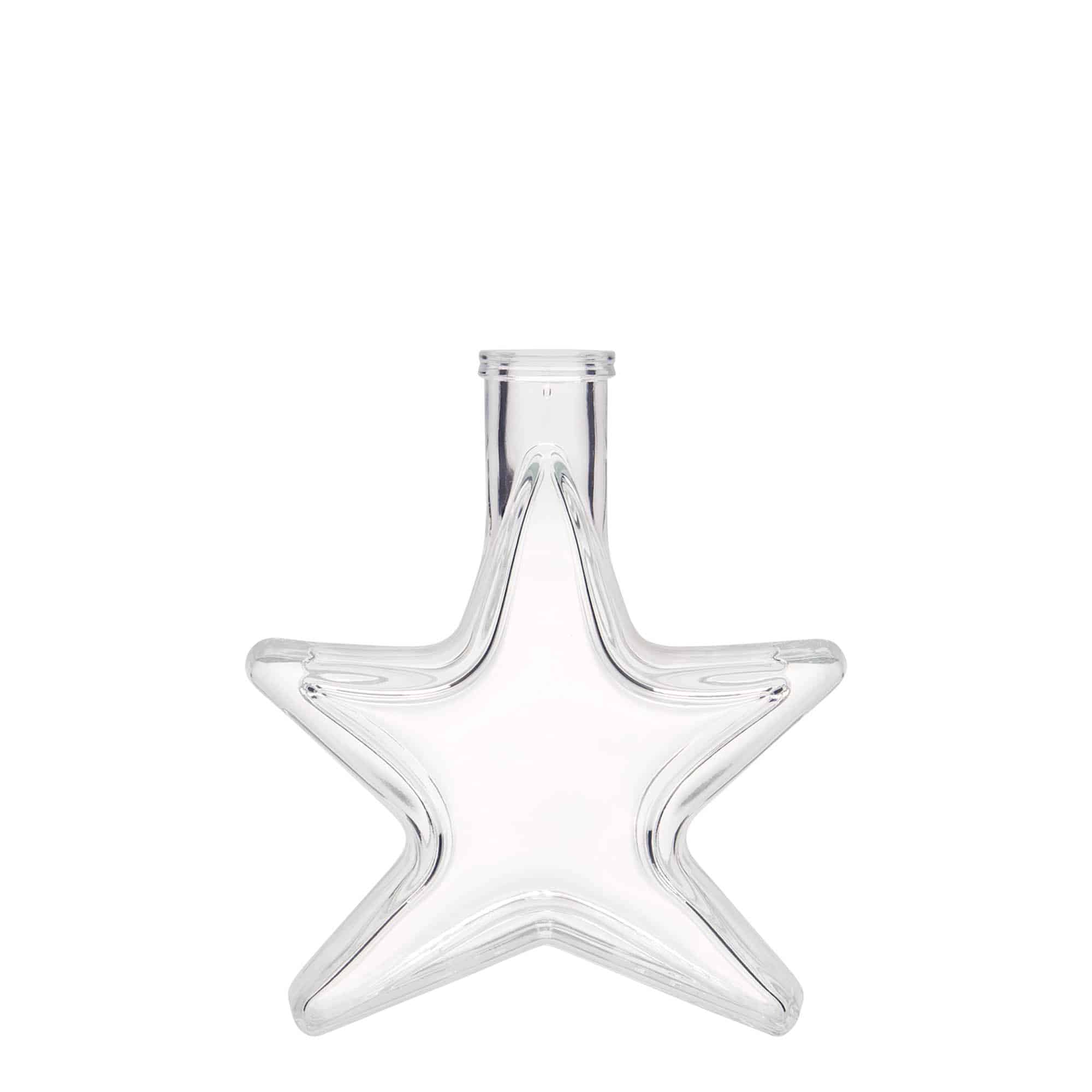 Botella de vidrio 'Estrella' de 100 ml, boca: corcho Botella de vidrio 'Estrella' de 100 ml, boca: corcho