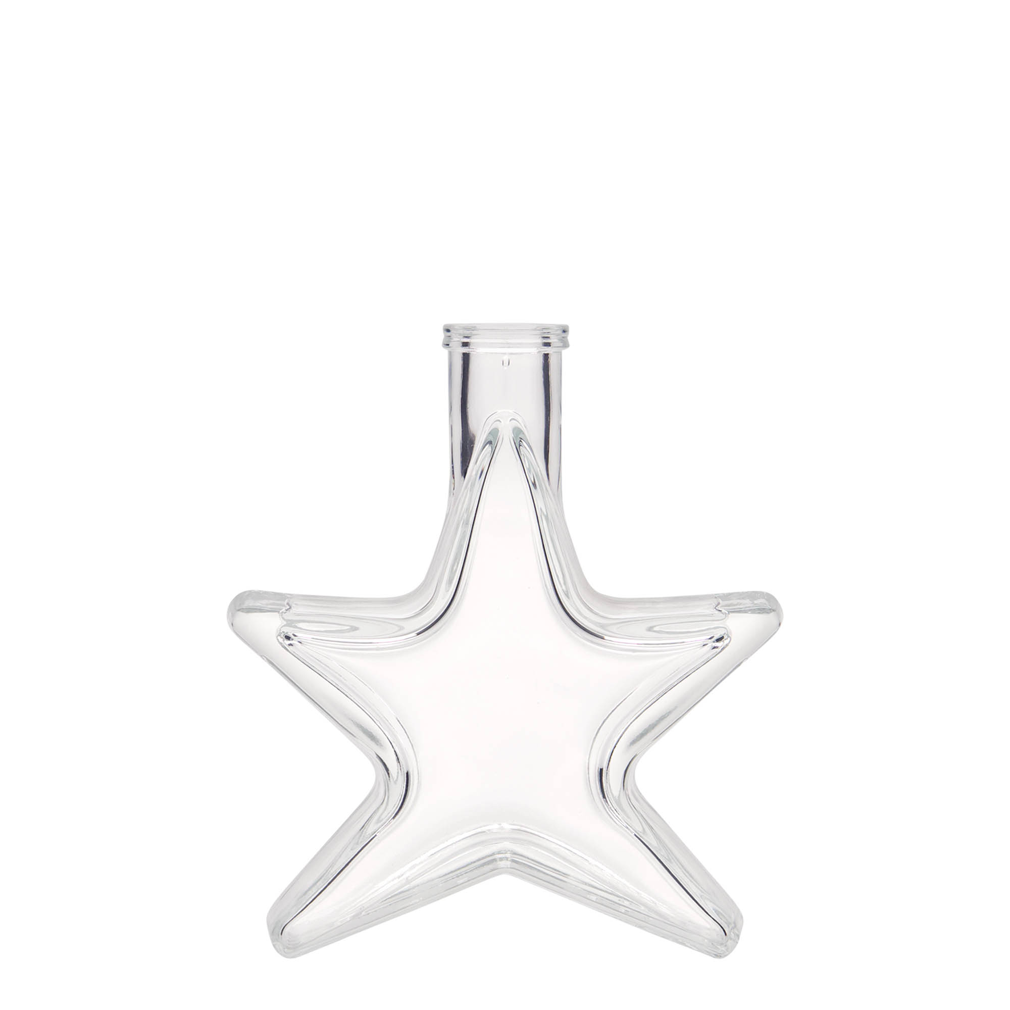 Botella de vidrio de 100 ml 'Estrella', boca: corcho Botella de vidrio de 100 ml 'Estrella', boca: corcho