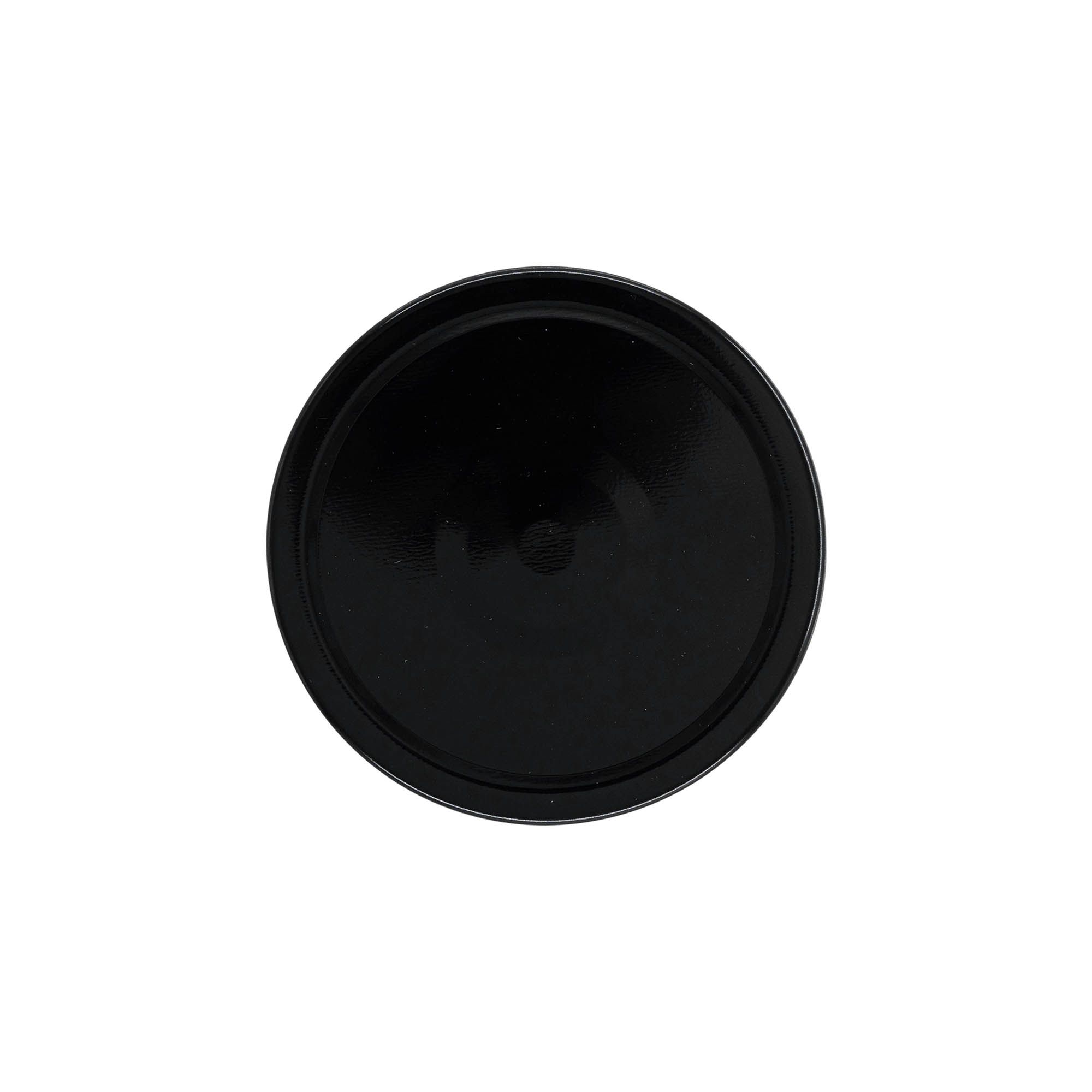 Tapa de rosca profunda, hojalata, negra, para boca: Deep-TO 82