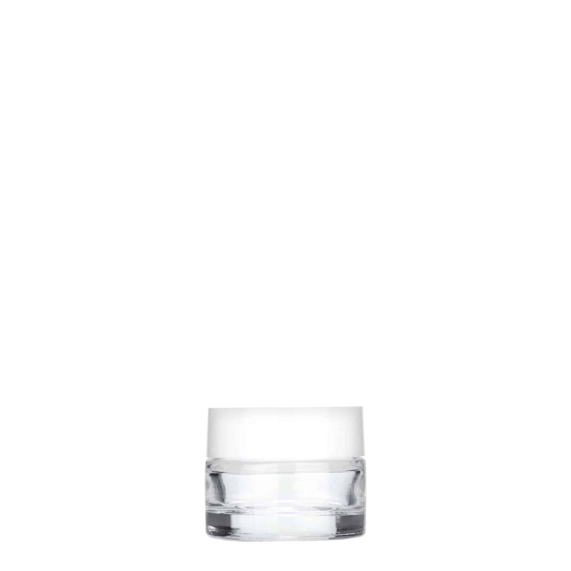 5 ml tarro «Beauty», vidrio, boca: cierre de rosca