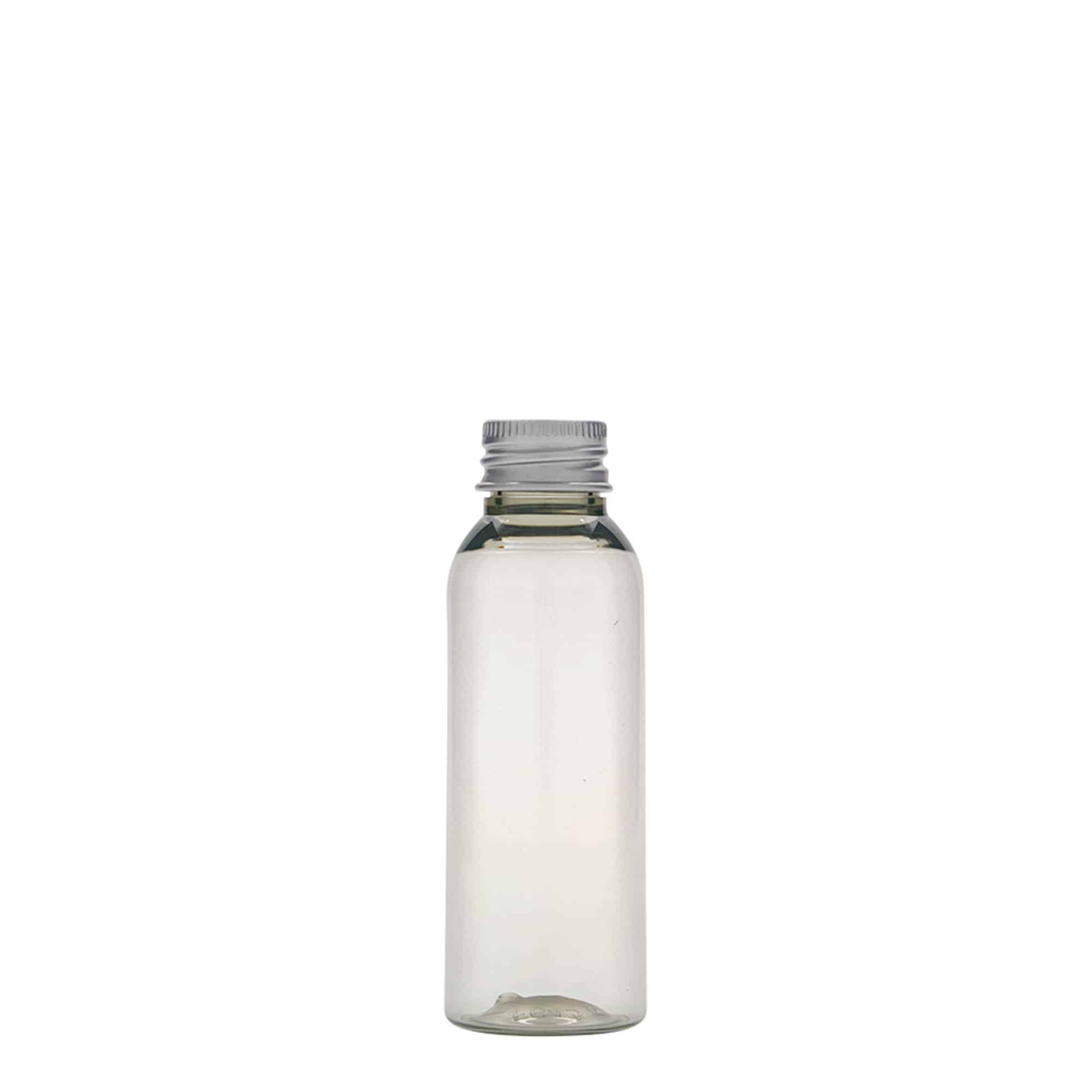Botella de plástico reciclado de 50 ml 'Pegasus', PCR, boca: 20/410