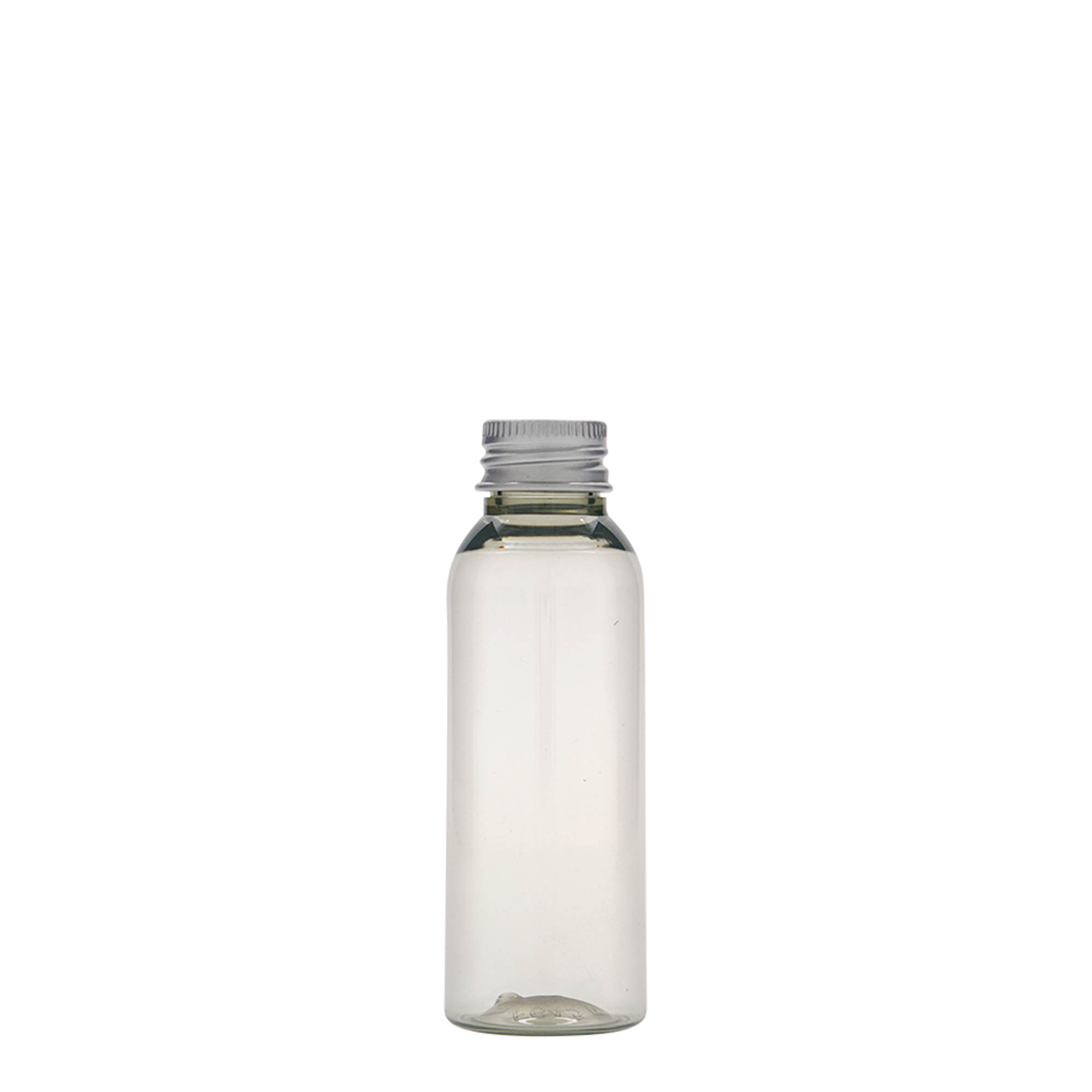 Botella de plástico reciclado de 50 ml 'Pegasus', PCR, boca: 20/410 Botella de plástico reciclado de 50 ml 'Pegasus', PCR, boca: 20/410
