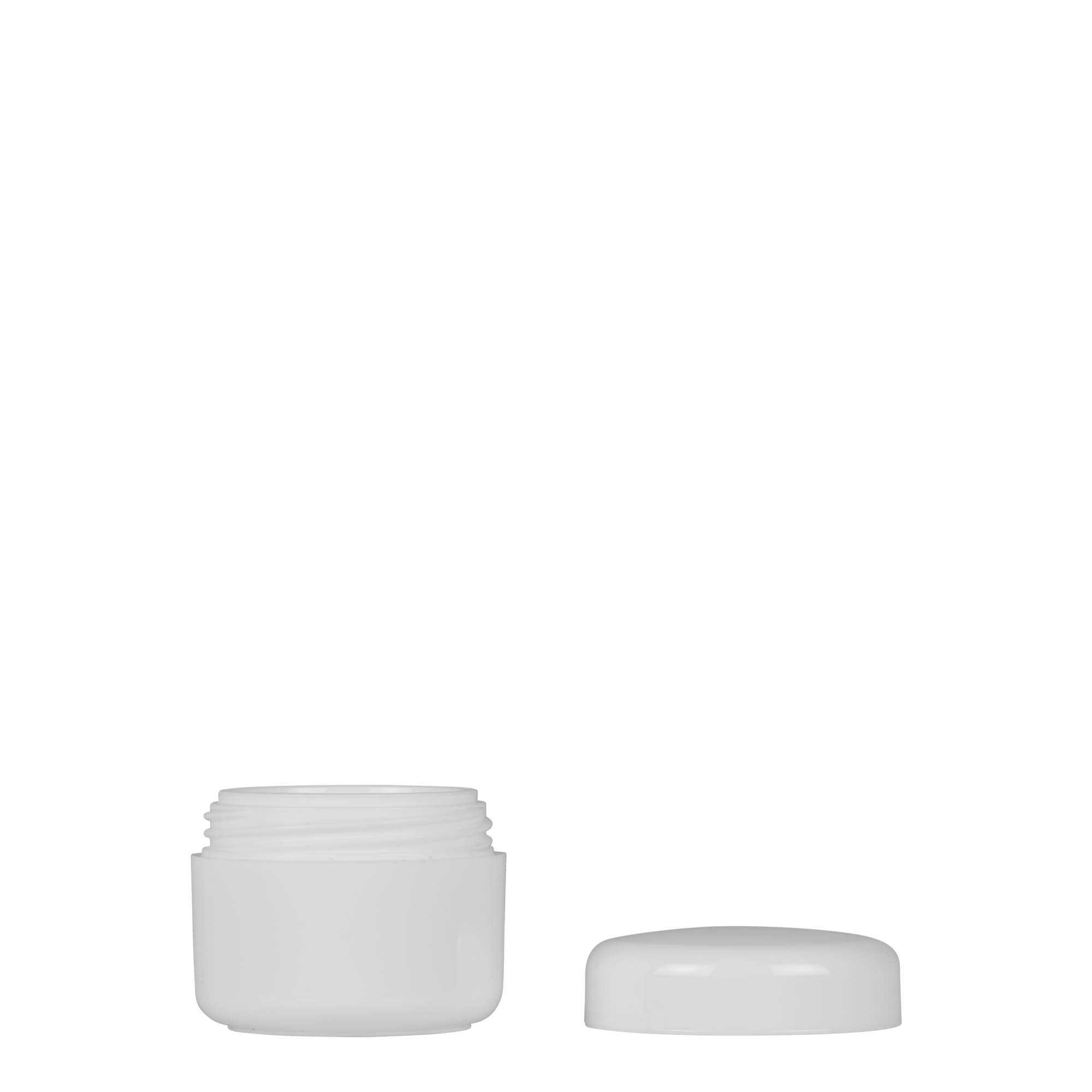 5 ml bote de plástico 'Bianca', PP, blanco, boca: cierre de rosca 5 ml bote de plástico 'Bianca', PP, blanco, boca: cierre de rosca
