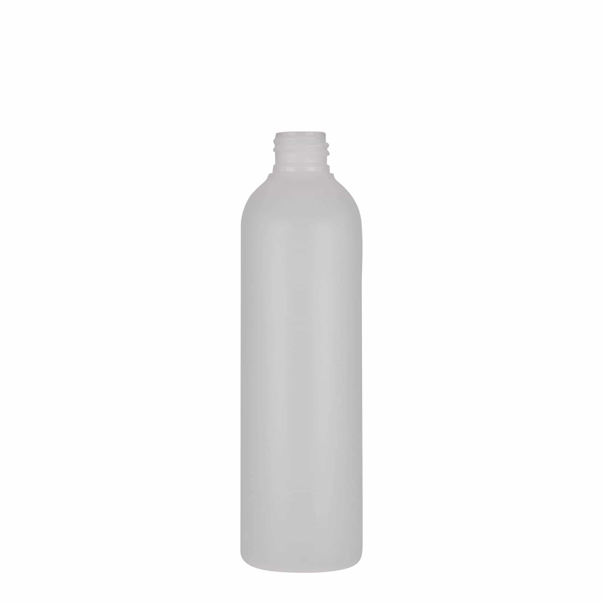 Botella de plástico 'Tuffy' de 250 ml, HDPE, natural, boca: GPI 24/410 Botella de plástico 'Tuffy' de 250 ml, HDPE, natural, boca: GPI 24/410
