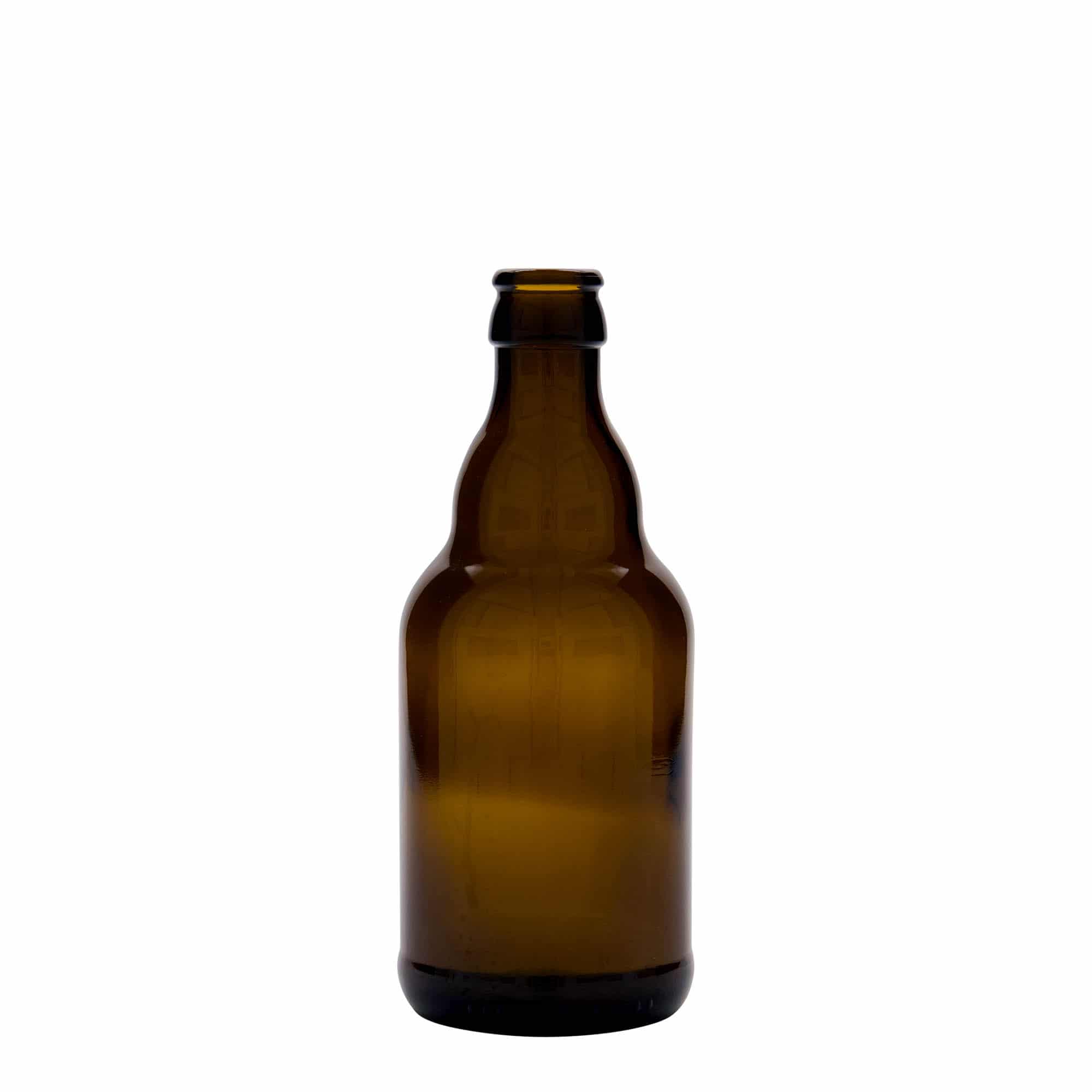 Botella de cerveza 'Steinie' de 330 ml, vidrio, marrón, boca: chapa Botella de cerveza 'Steinie' de 330 ml, vidrio, marrón, boca: chapa