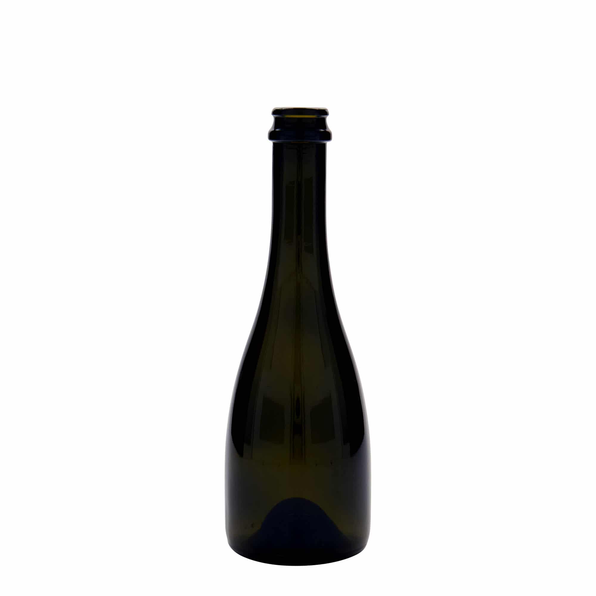 Botella de cerveza/cava 'Tosca' de 330 ml, vidrio, verde antiguo, boca: chapa Botella de cerveza/cava 'Tosca' de 330 ml, vidrio, verde antiguo, boca: chapa