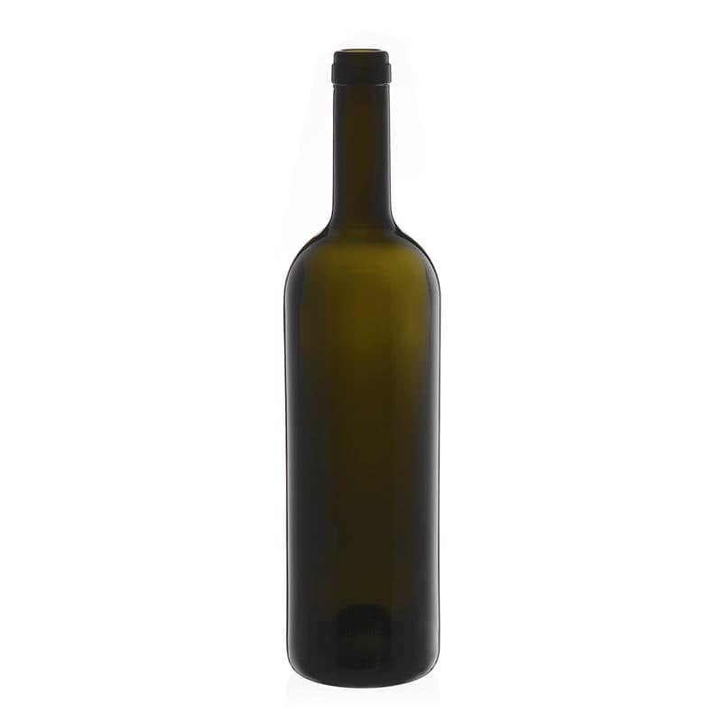 Botella de vino 'Golia' de 750 ml, verde antiguo, boca: corcho