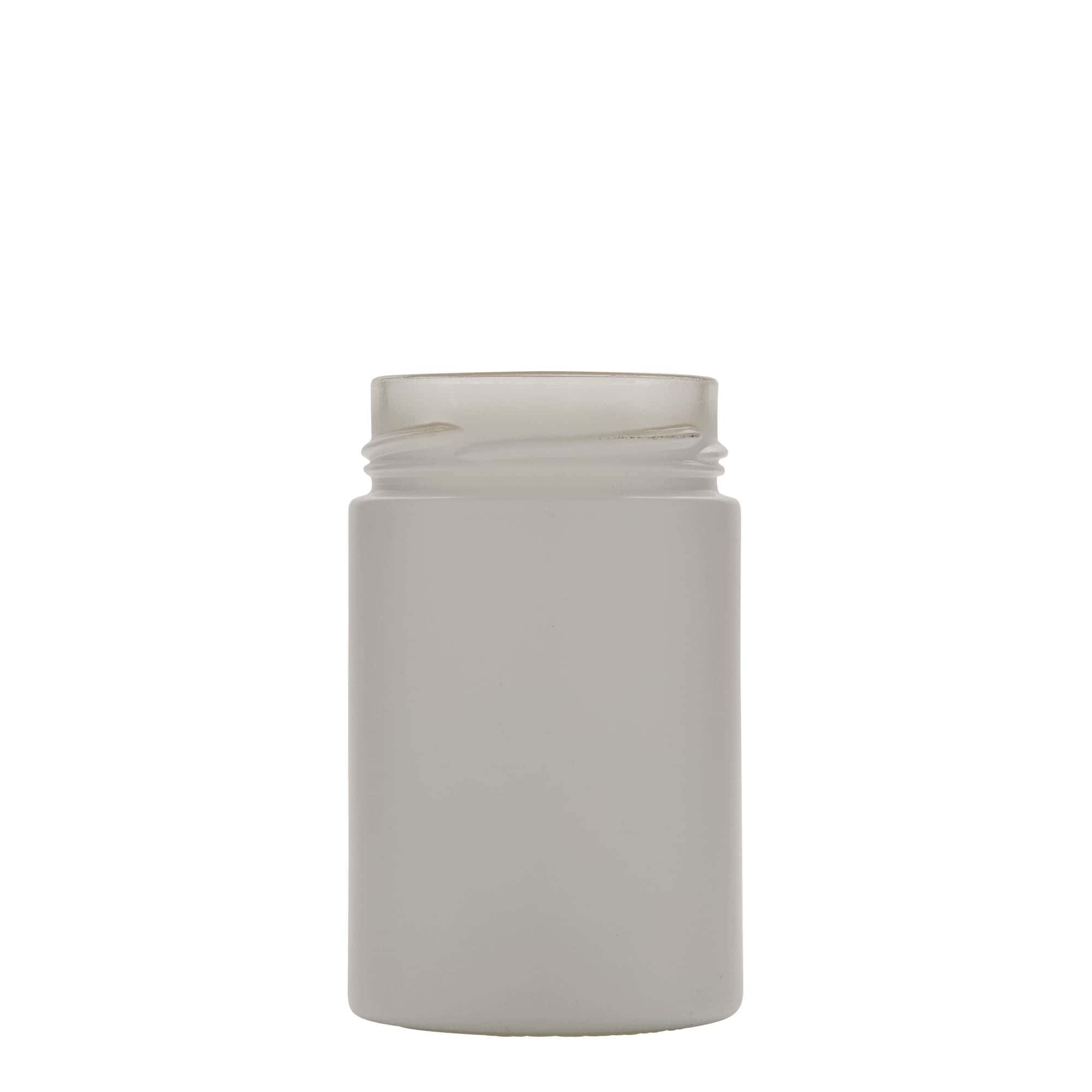 Tarro redondo 'Aurora' de 327 ml, blanco, boca: Deep-Twist-Off (DTO 66) Tarro redondo 'Aurora' de 327 ml, blanco, boca: Deep-Twist-Off (DTO 66)
