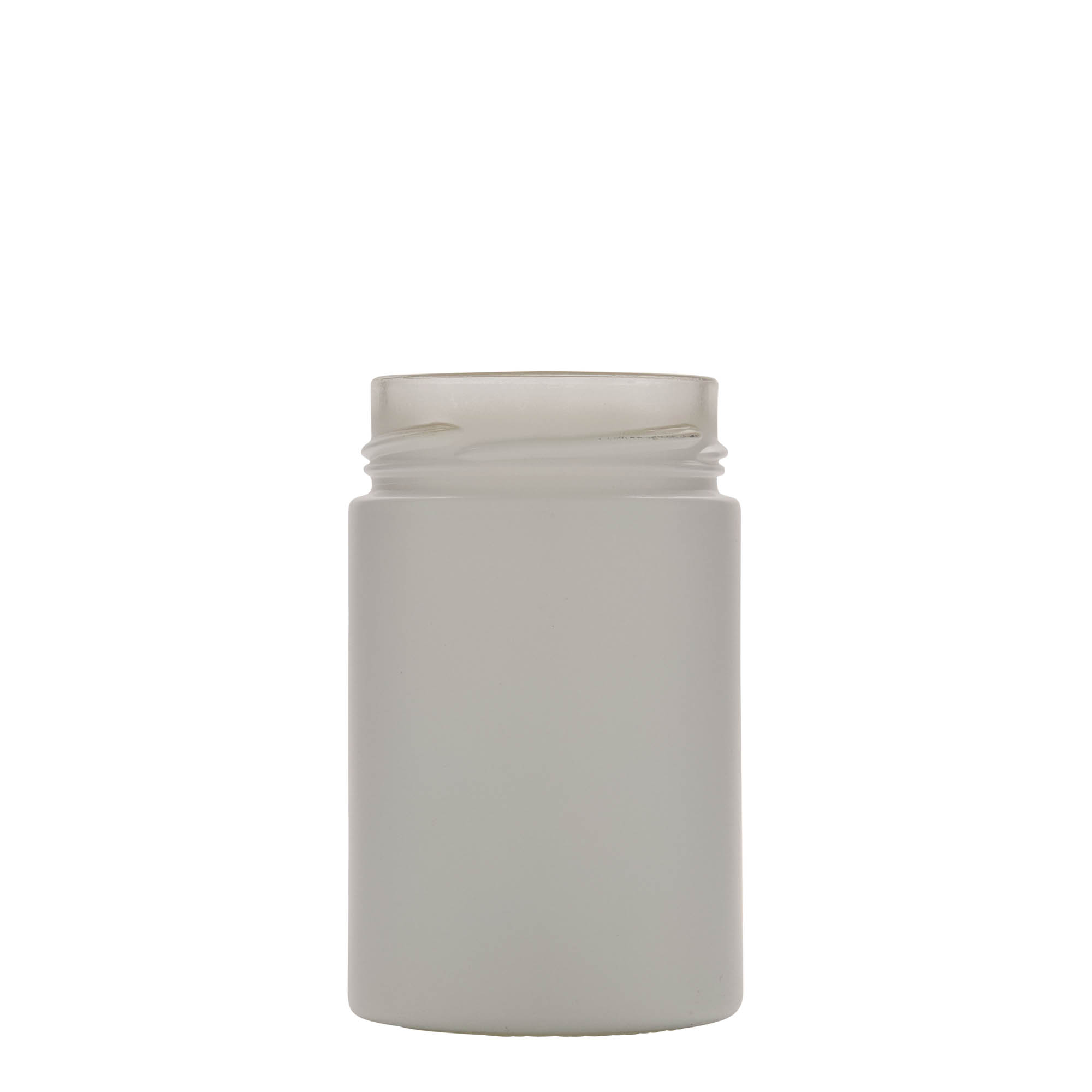 327 ml Vaso redondo «Aurora», blanco, boca: Deep-Twist-off (DTO 66)