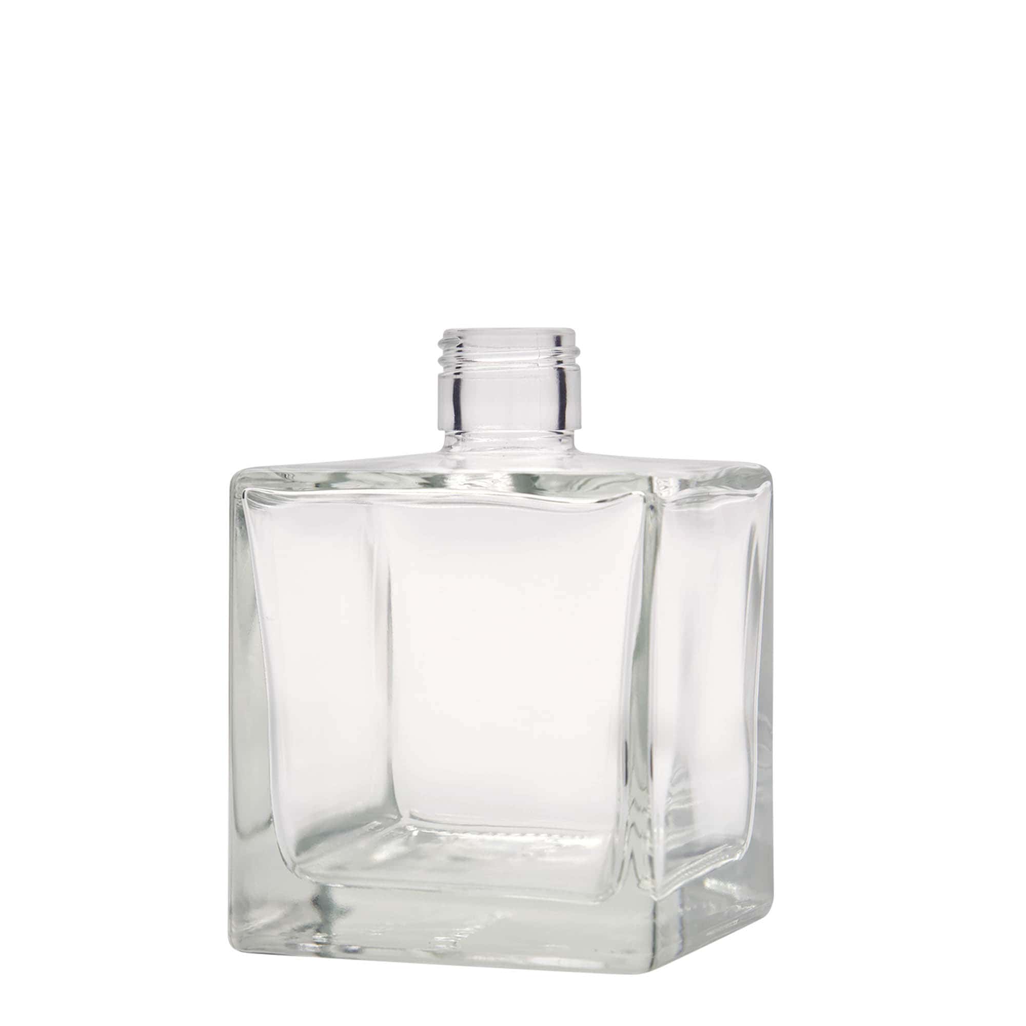 Botella de vidrio de 500 ml 'Cube', cuadrada, boca: PP 31,5
