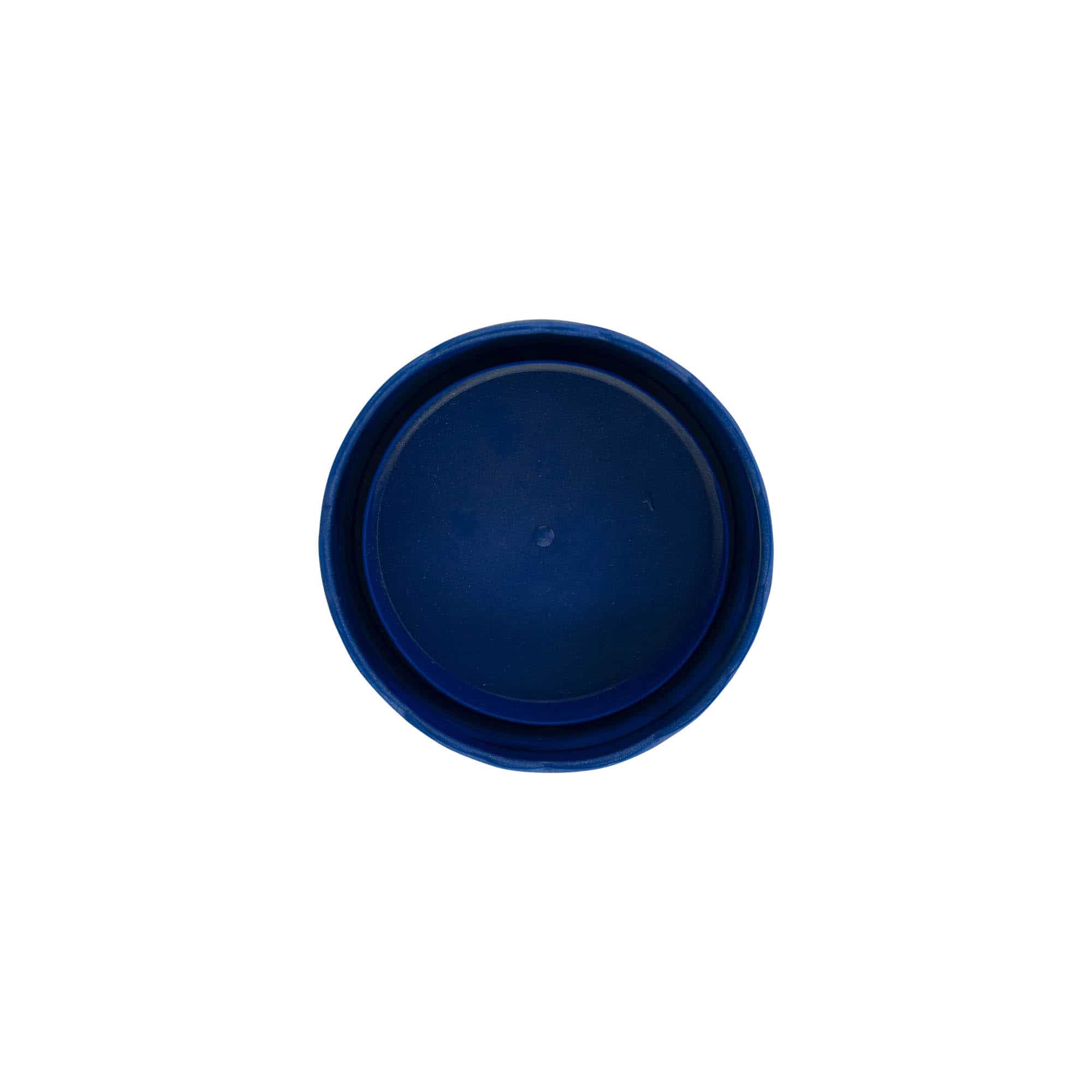 Capuchón para bote cerámico de cuello estrecho, HDPE, azul