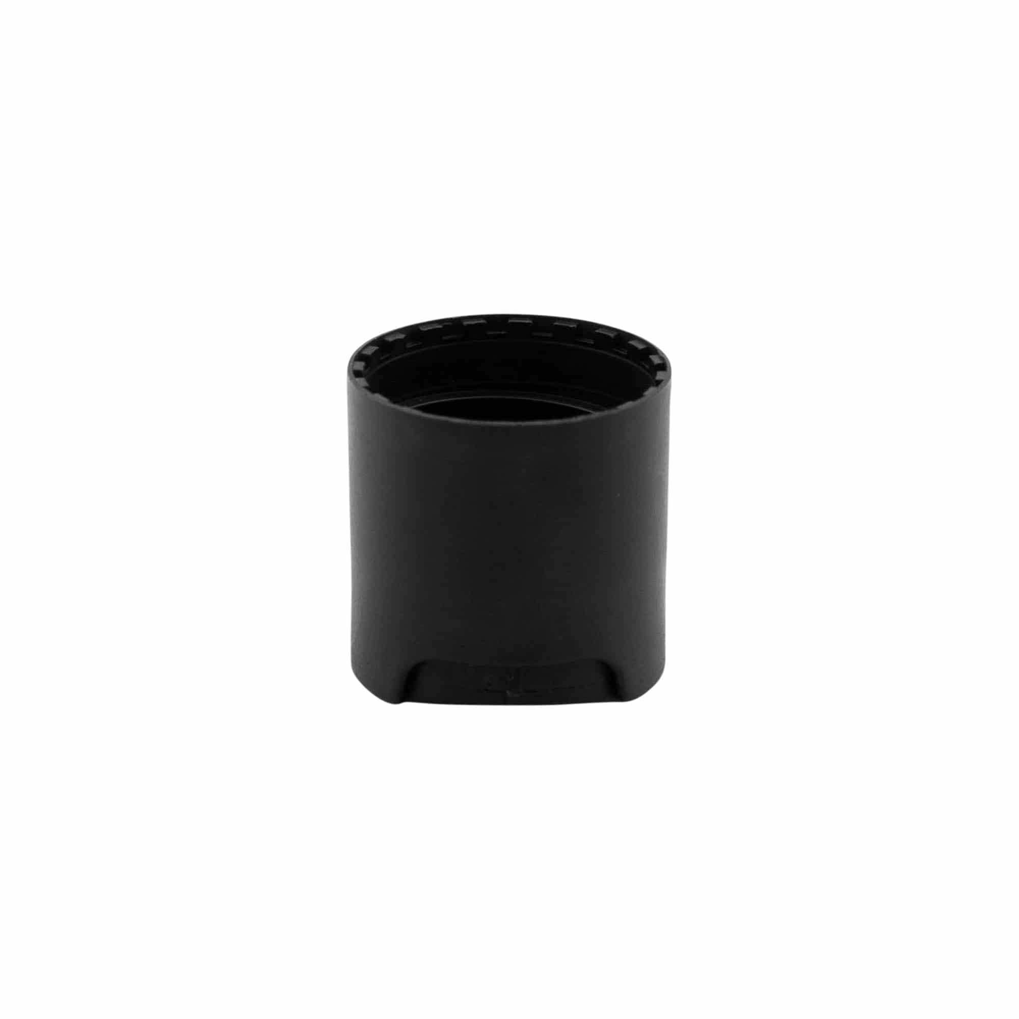 Tapón de rosca 'Disc Top', plástico de PP, negro, para boca: 24/410