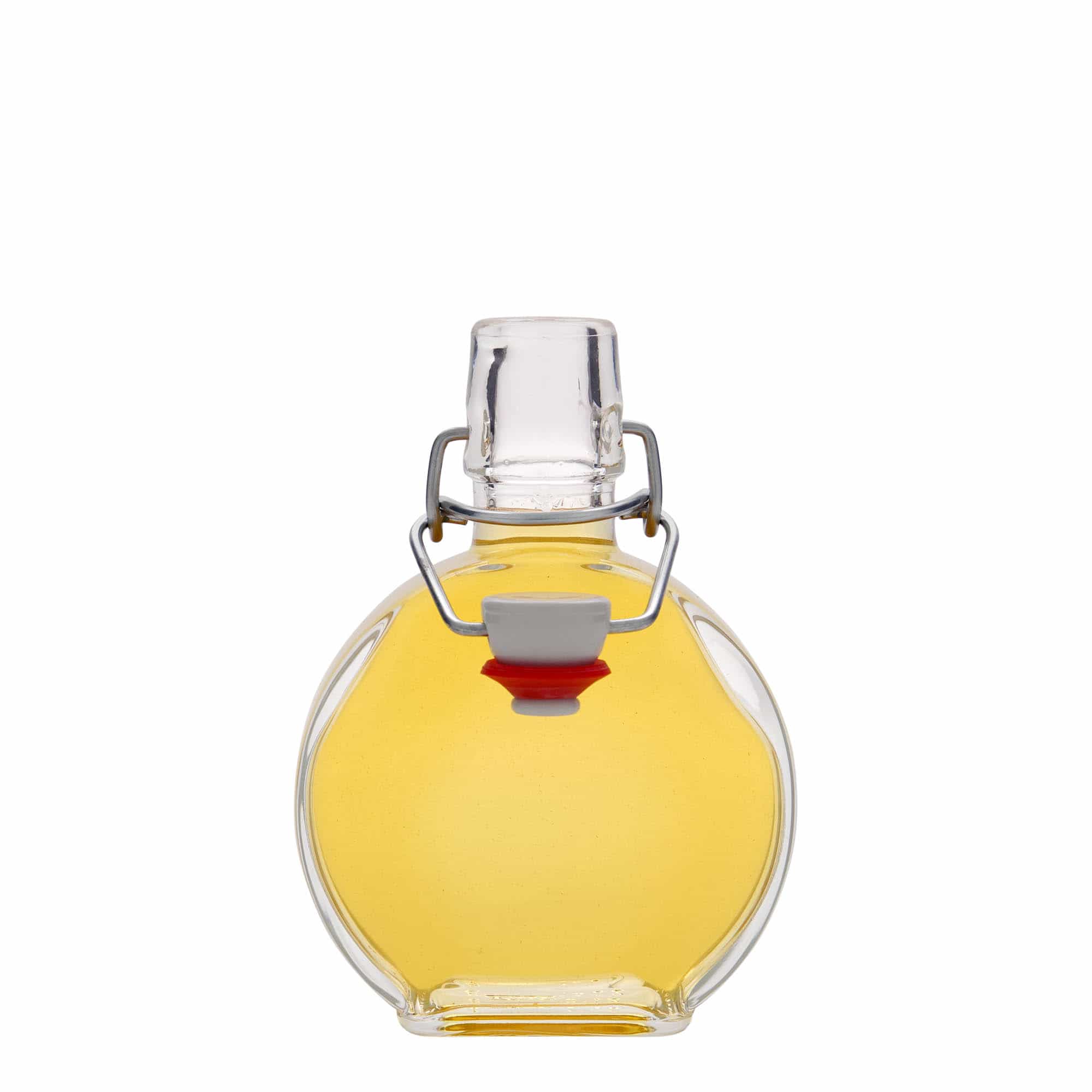 Botella de vidrio 'Sensatione' de 200 ml, rectangular, boca: tapón mecánico