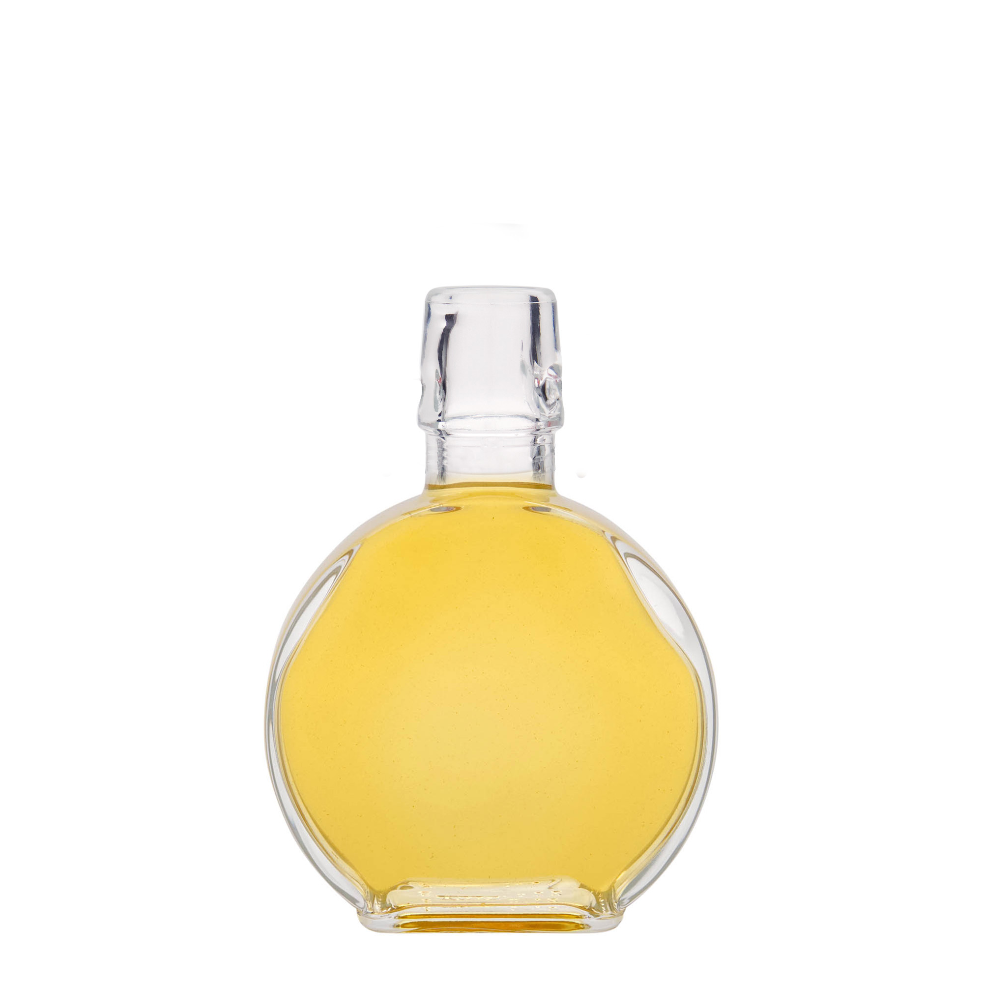 Botella de vidrio de 200 ml 'Sensatione', rectangular, boca: cierre de palanca