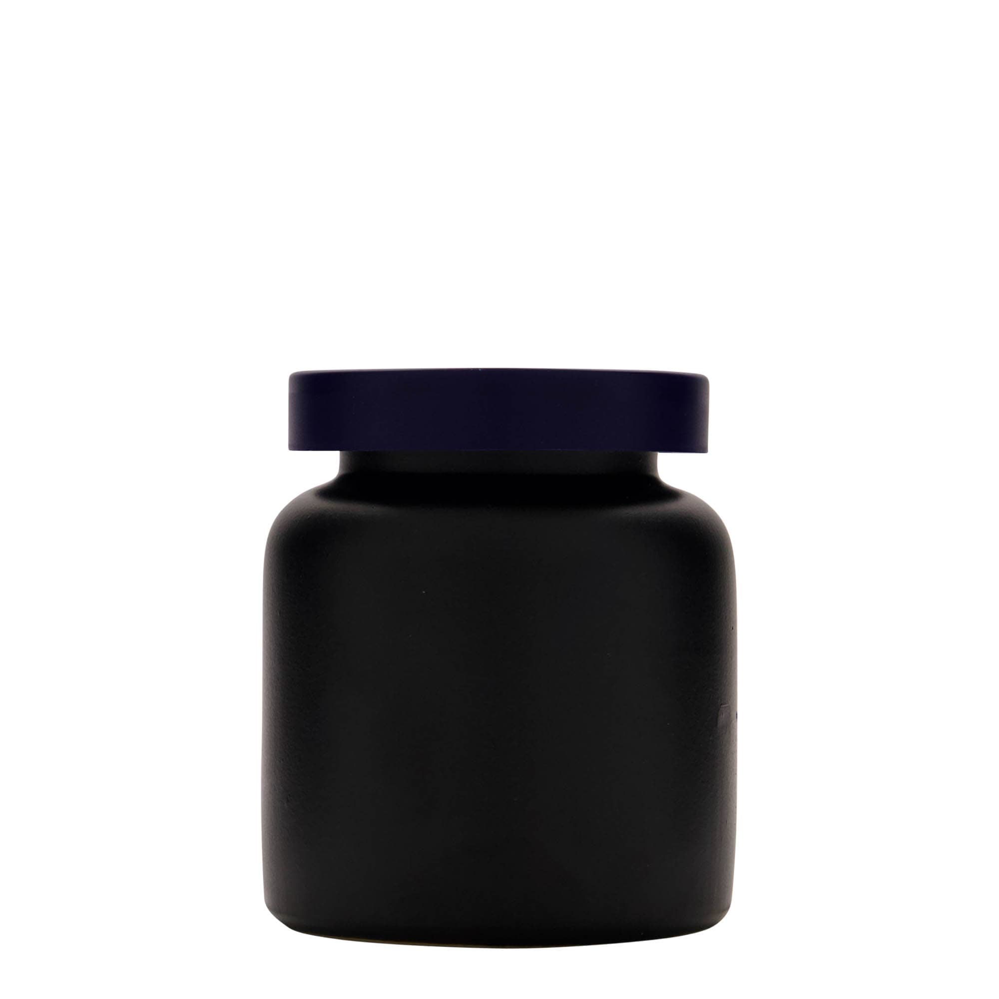 Olla de gres de 270 ml, cerámica, negro, boca: capuchón
