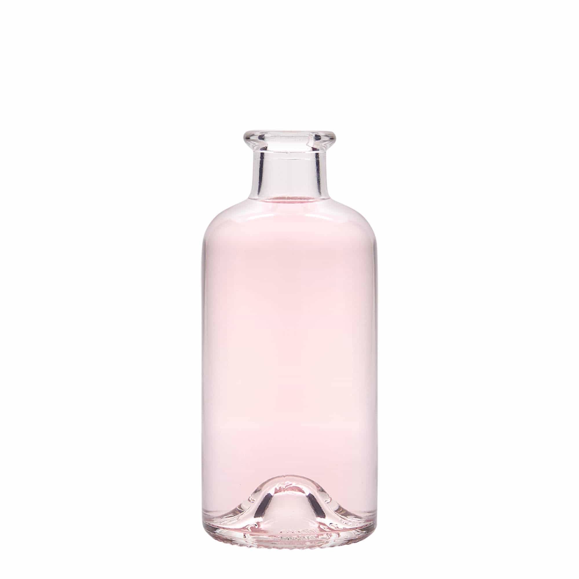 Botella de vidrio de farmacia de 200 ml, boca: corcho