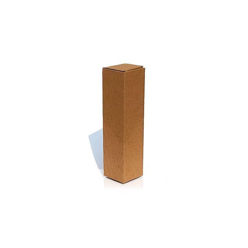 Caja de regalo 'Onda', rectangular, cartón, colores naturales