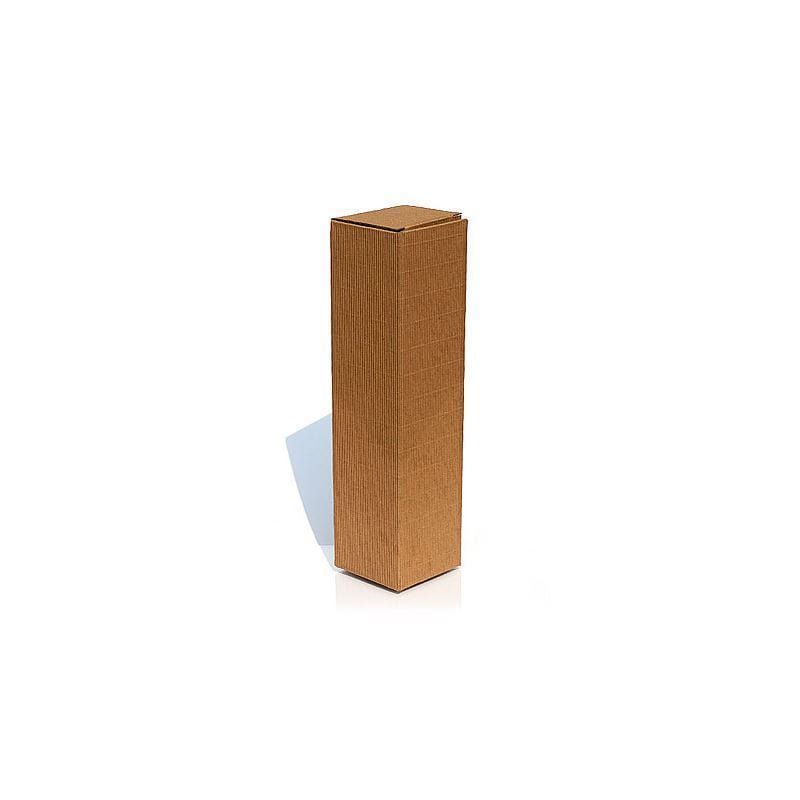 Caja de regalo 'Onda', rectangular, cartón, color natural