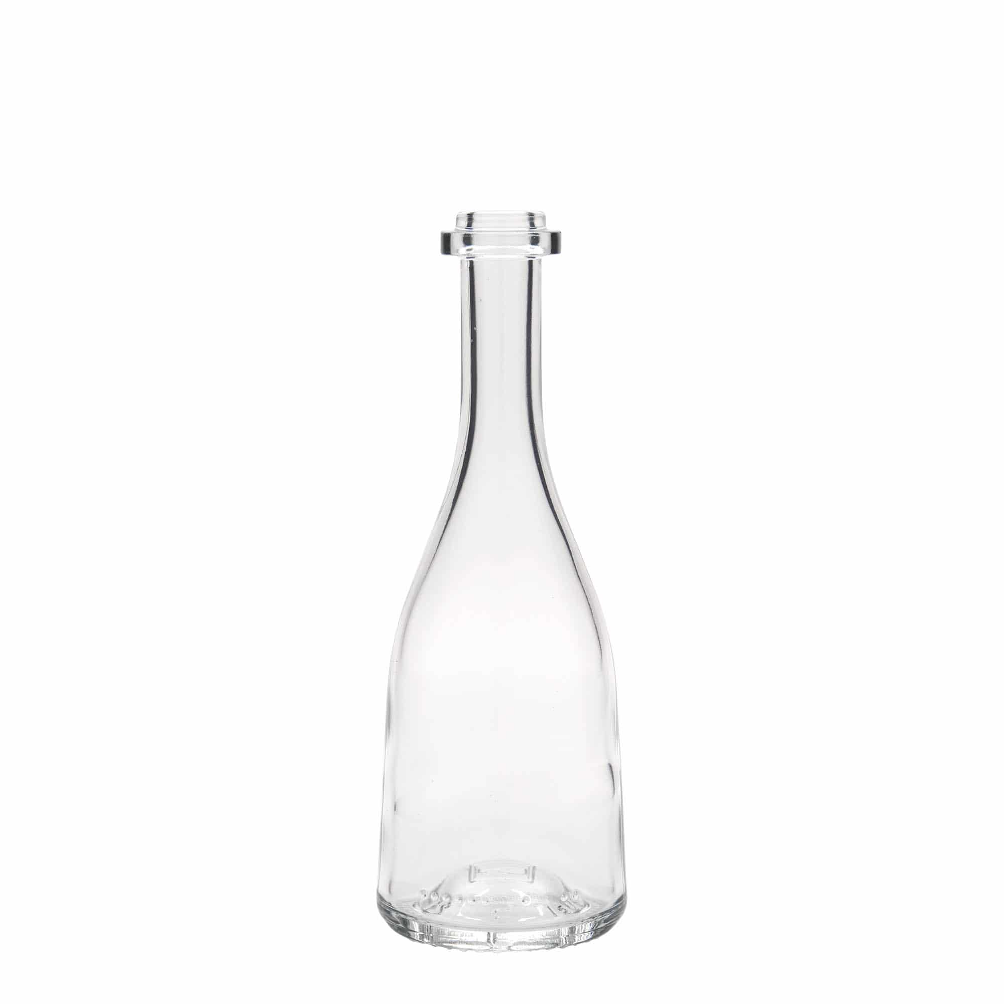 Botella de vidrio 'Rustica' de 200 ml, boca: corcho