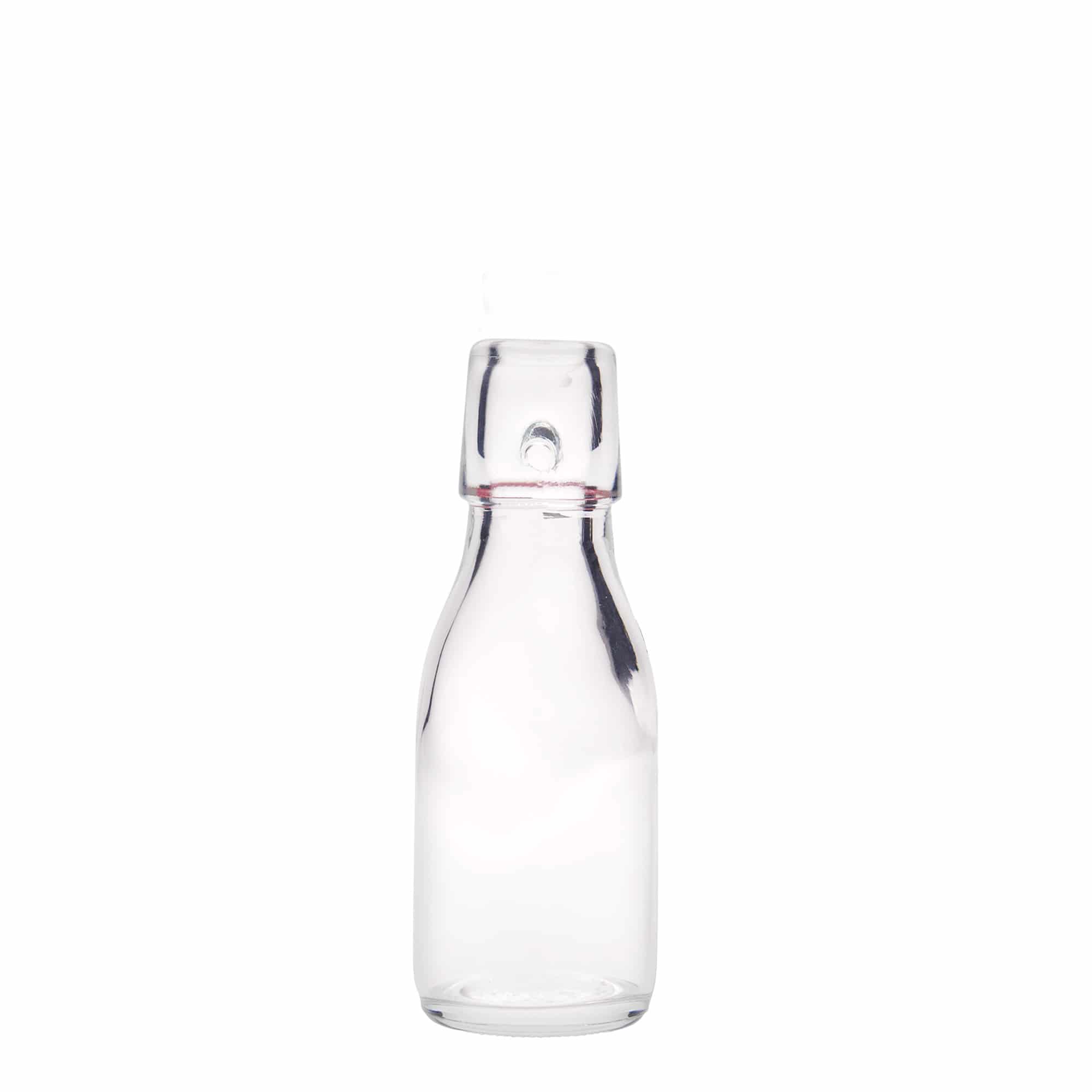 Botella de vidrio 'Paul' de 100 ml, boca: tapón mecánico Botella de vidrio 'Paul' de 100 ml, boca: tapón mecánico