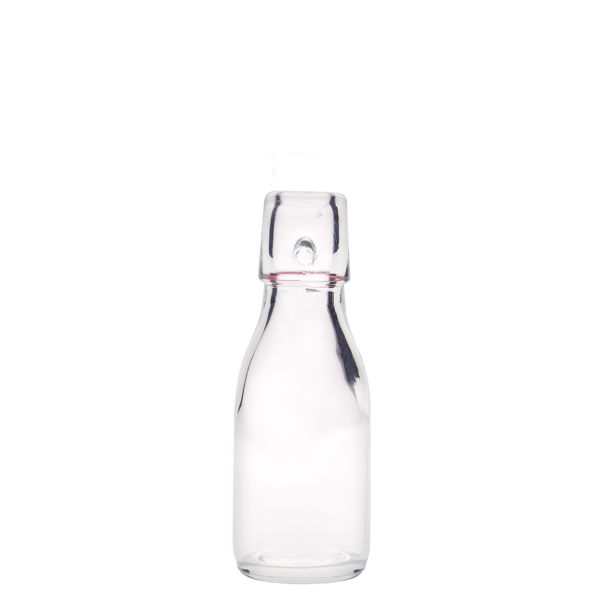 Botella de cristal de 100 ml «Paul», boca: cierre de palanca