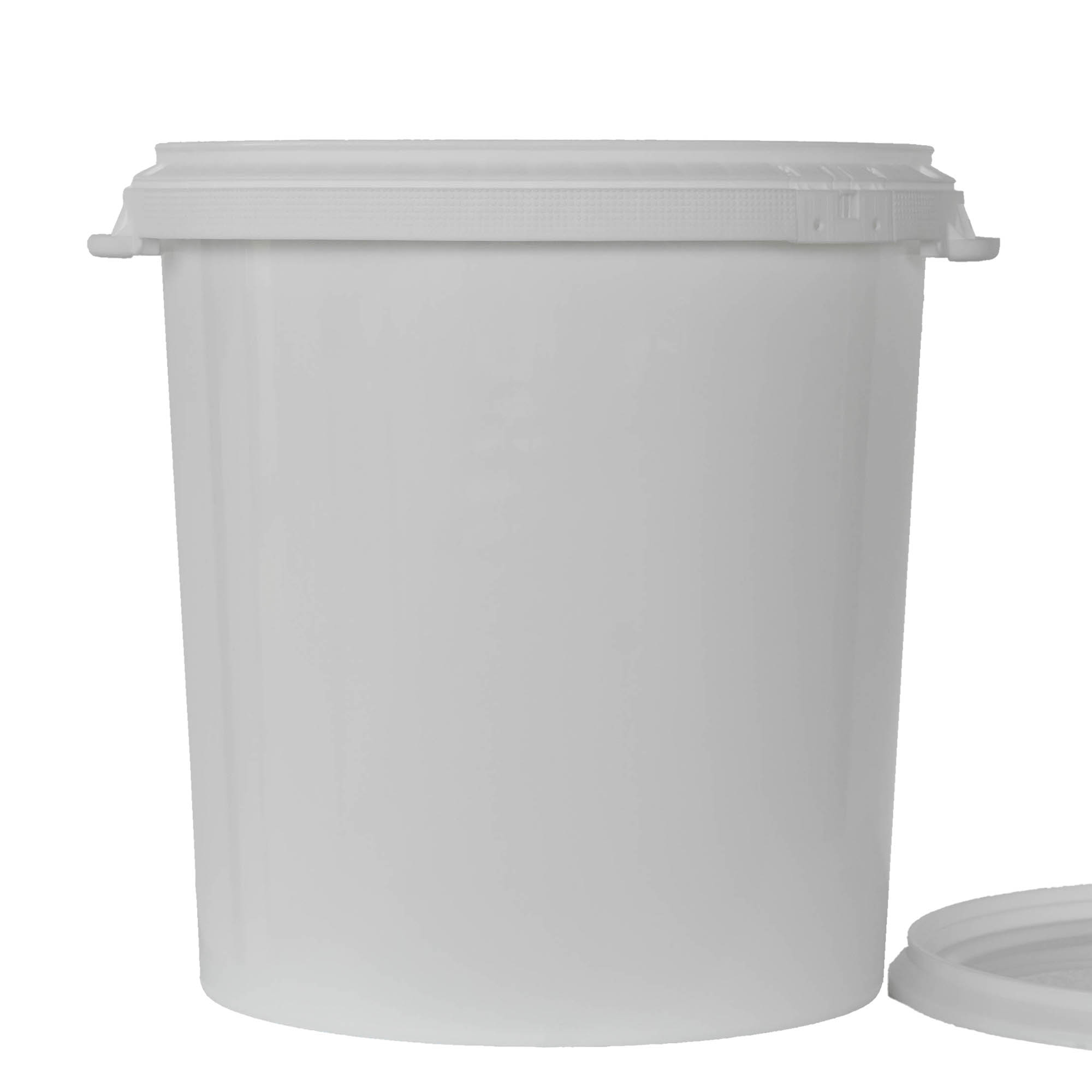 Cubo de 30 l, plástico PP, blanco