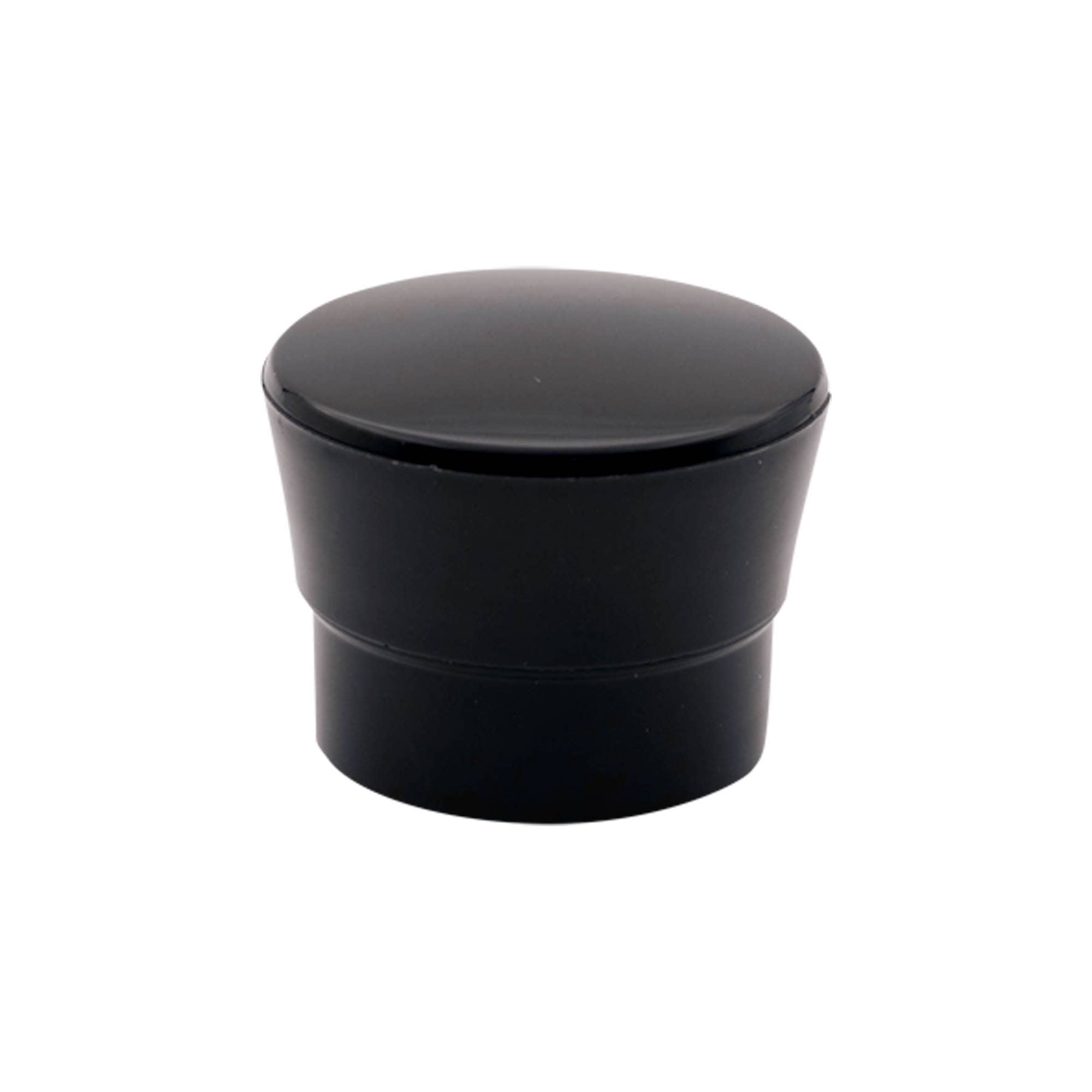 Tapa para molinillo de especias, plástico PP, negro, para boca: 38/400