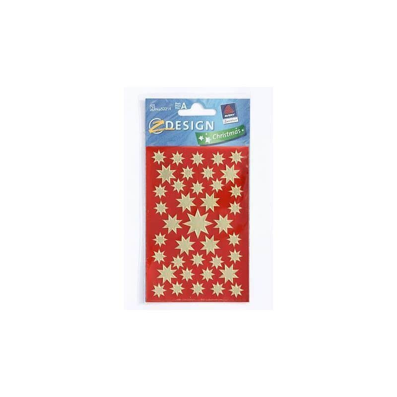 Pegatinas Zweckform 'Estrellas', papel, dorado Pegatinas Zweckform 'Estrellas', papel, dorado