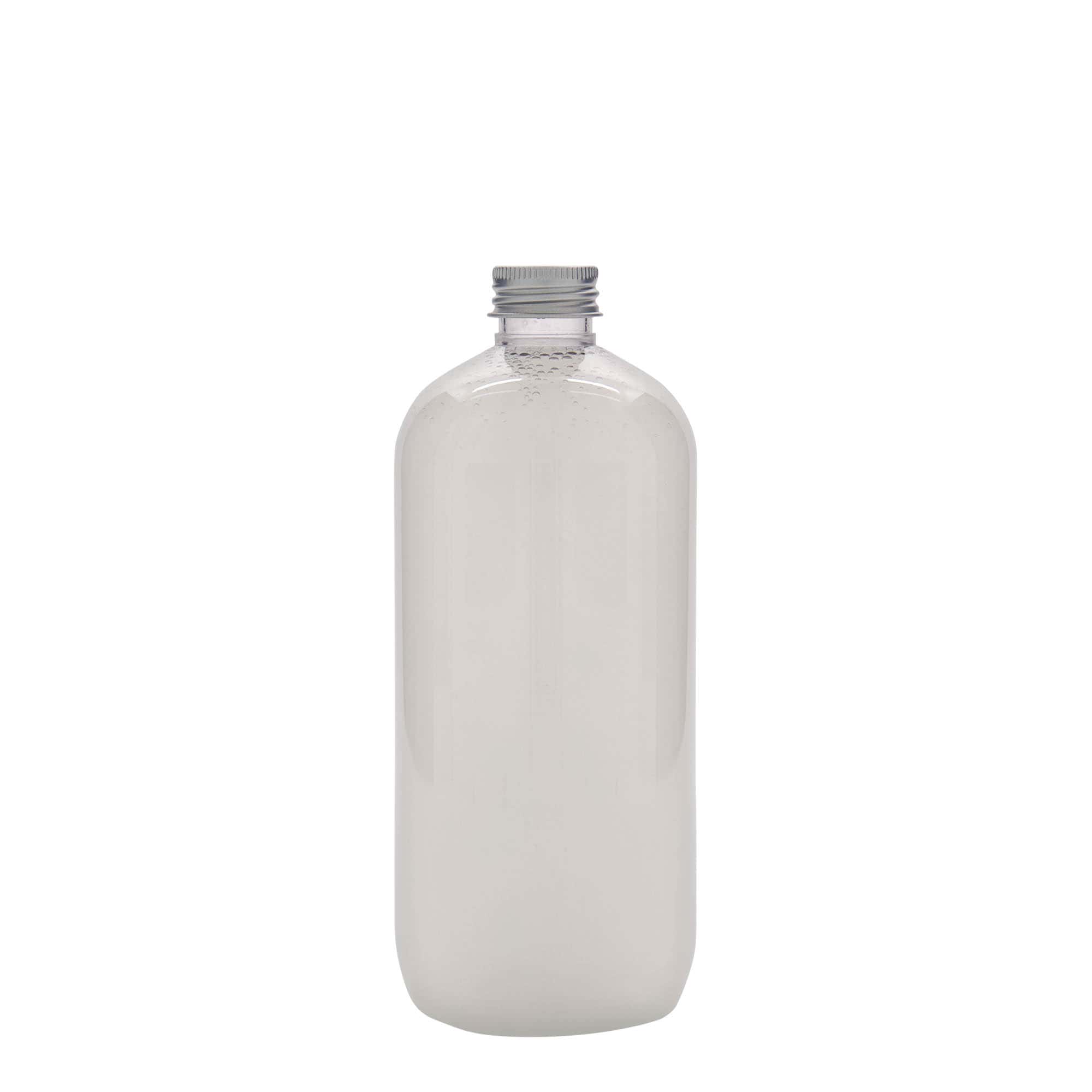 Botella PET de 500 ml «Boston», plástico, boca: 24/410