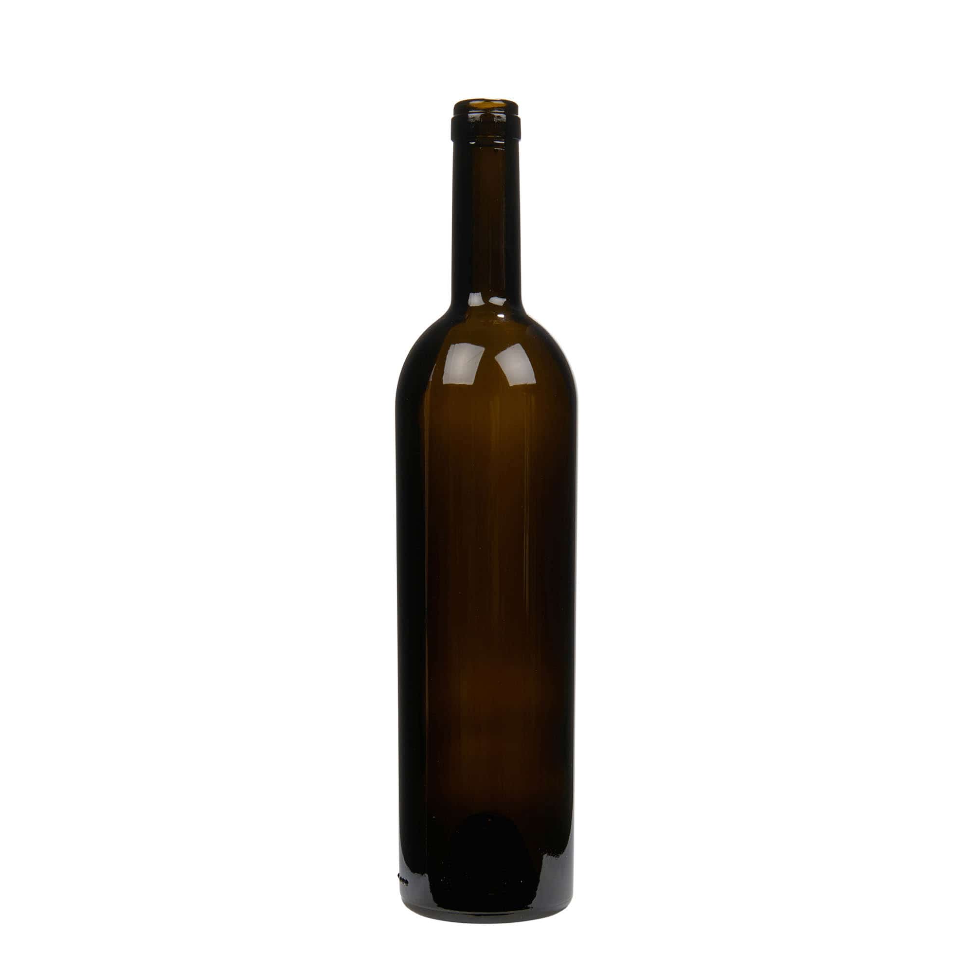 Botella de vino 'Liberty' de 750 ml, verde antiguo, boca: corcho Botella de vino 'Liberty' de 750 ml, verde antiguo, boca: corcho