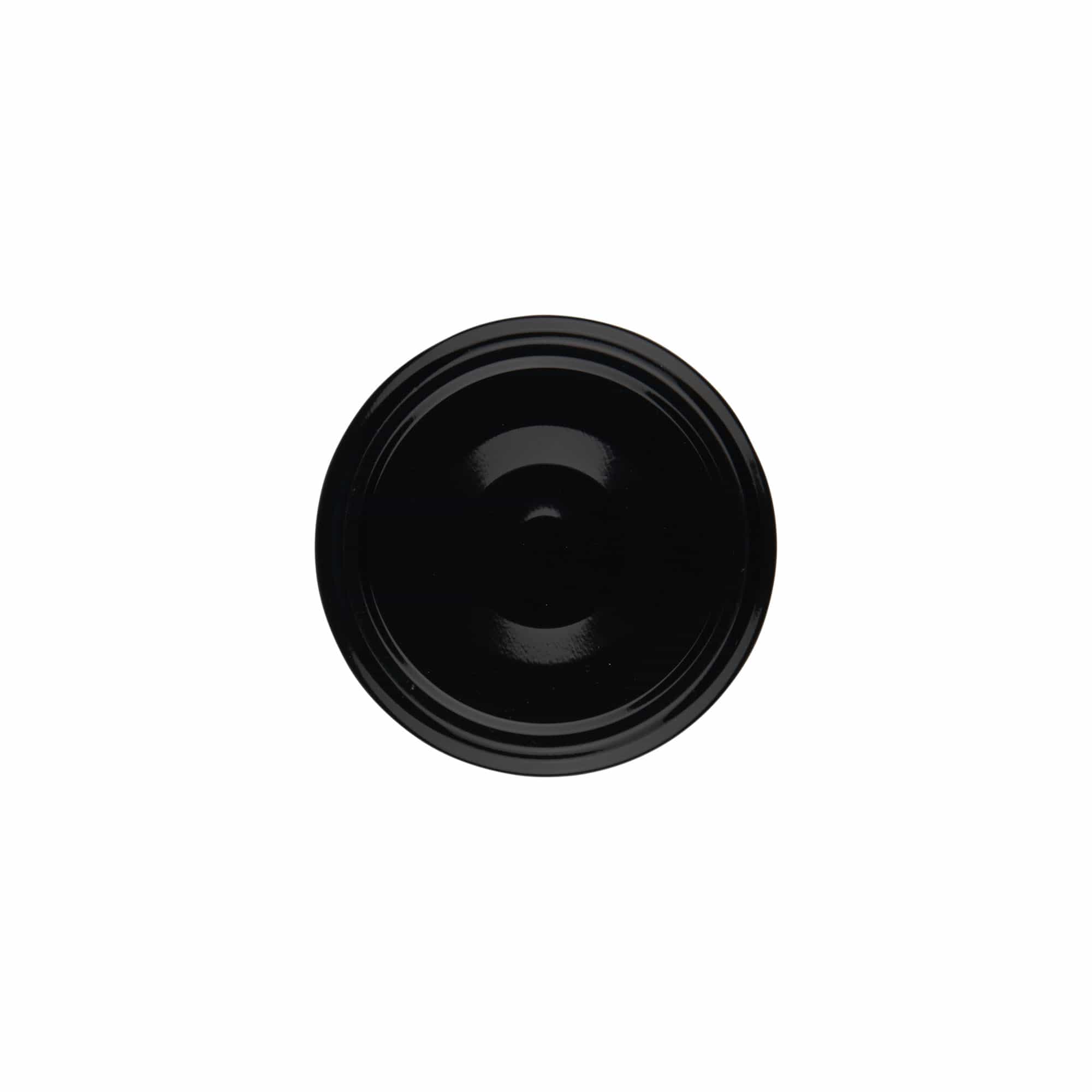 Tapa Twist-off, hojalata, esterilizable, negras, para boca: TO 66