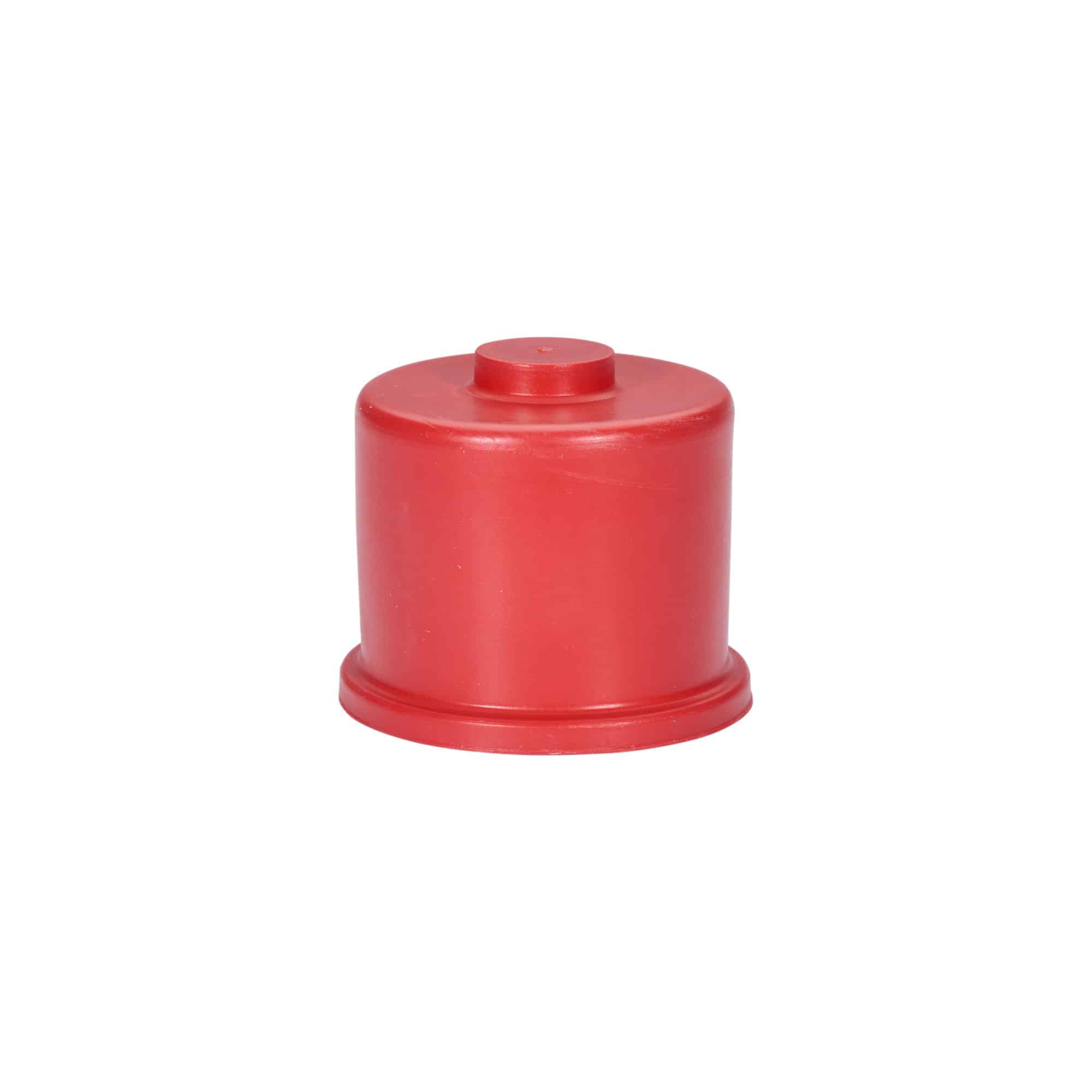Tapón de mosto tipo 5, goma, rojo