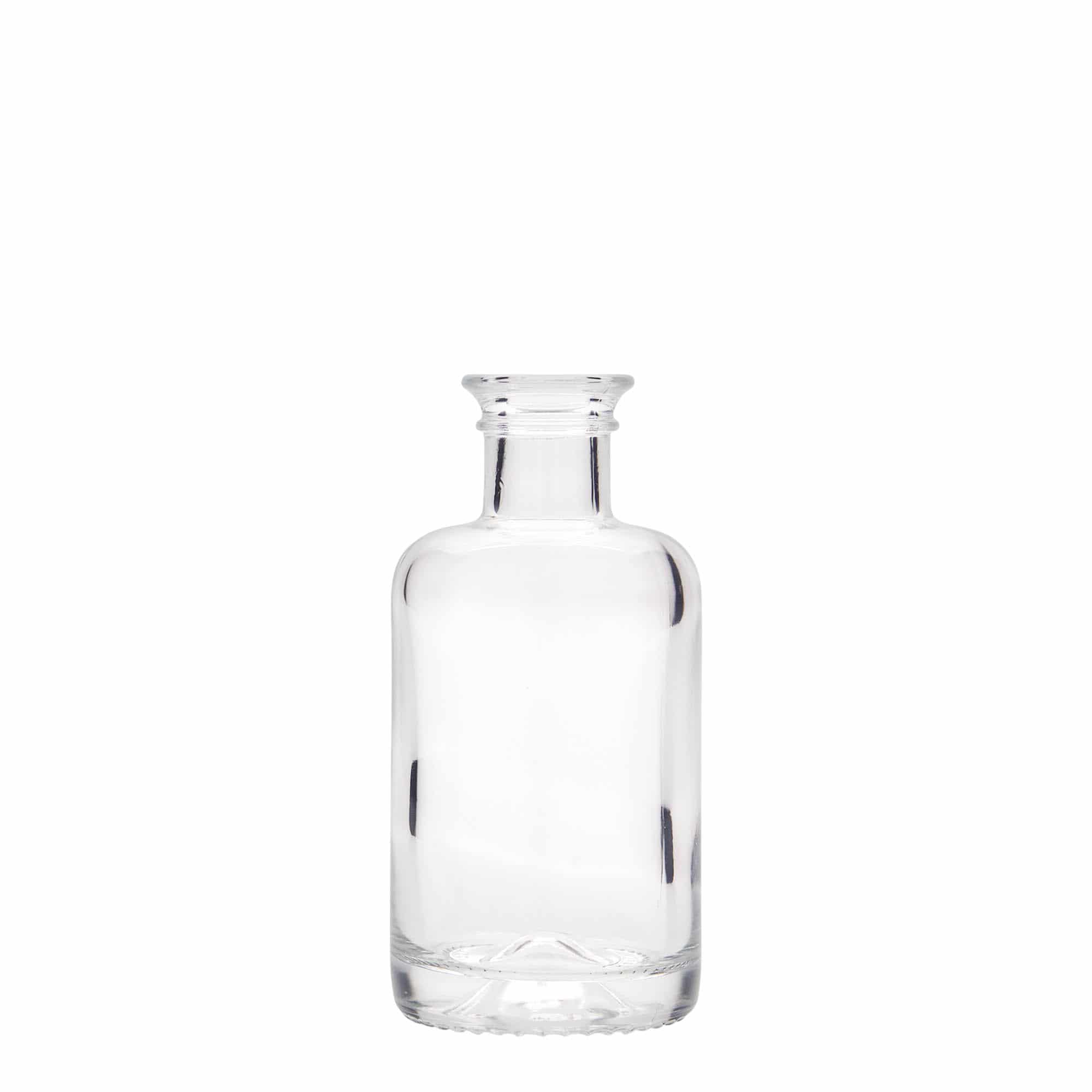 Botella de vidrio de farmacia de 100 ml, boca: corcho Botella de vidrio de farmacia de 100 ml, boca: corcho