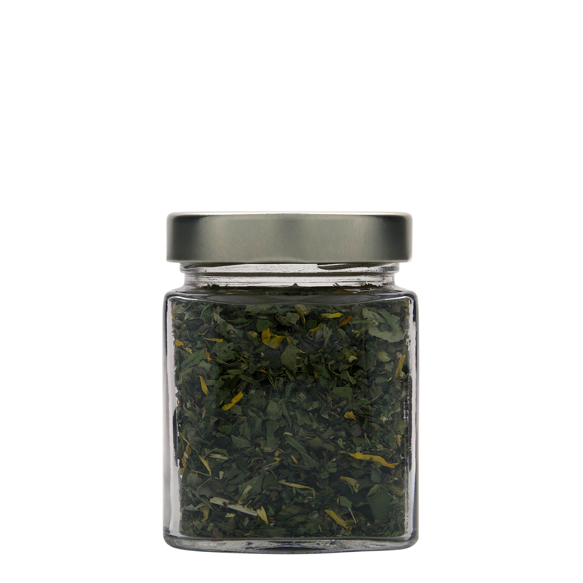 314 ml tarro cuadrado «Ikarus», abertura: Deep-Twist-off (DTO 70)