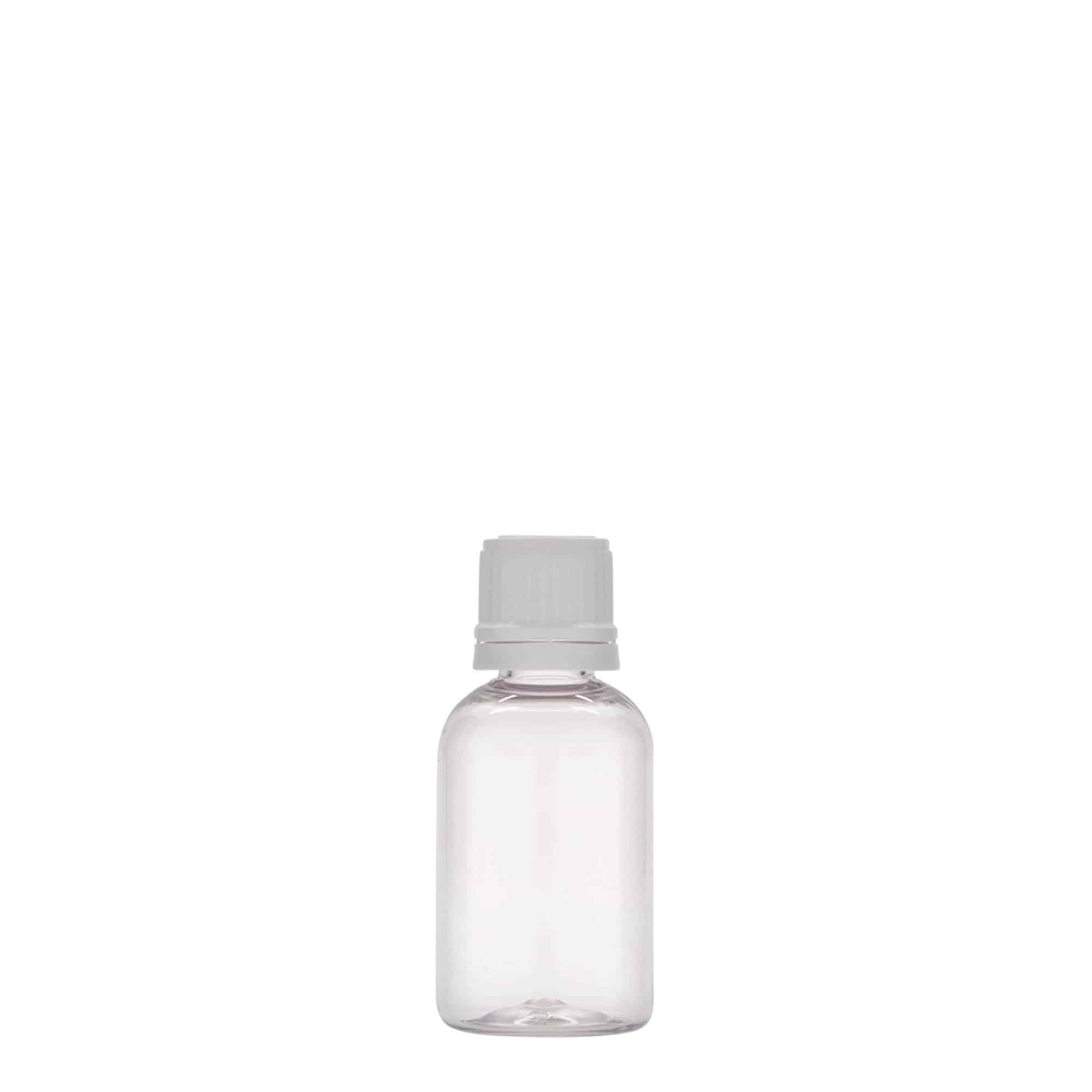 Botella médica de PET de 30 ml 'Easy Living', plástico, boca: DIN 18