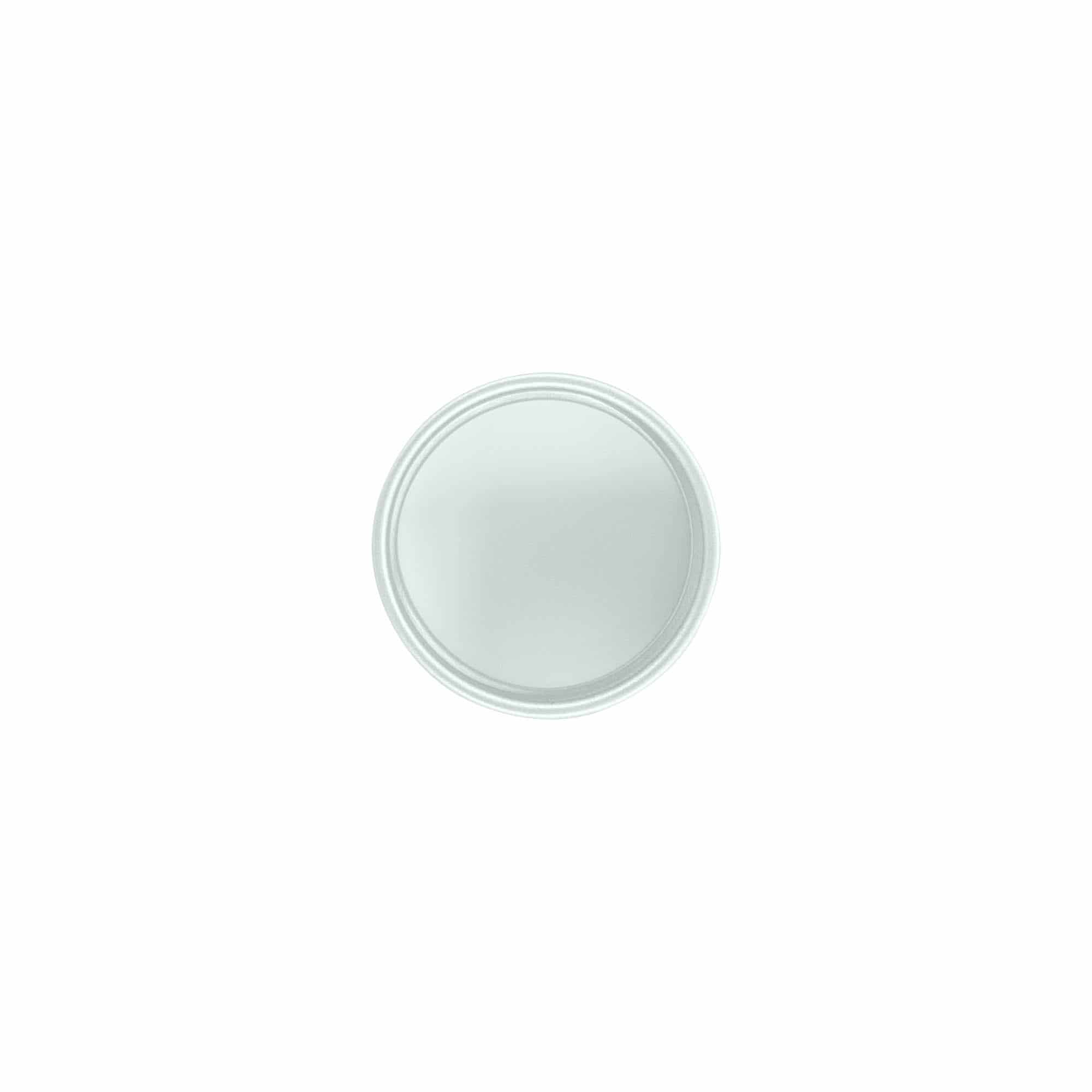 Tapa de rosca, metal, plateado, para boca: 24/410
