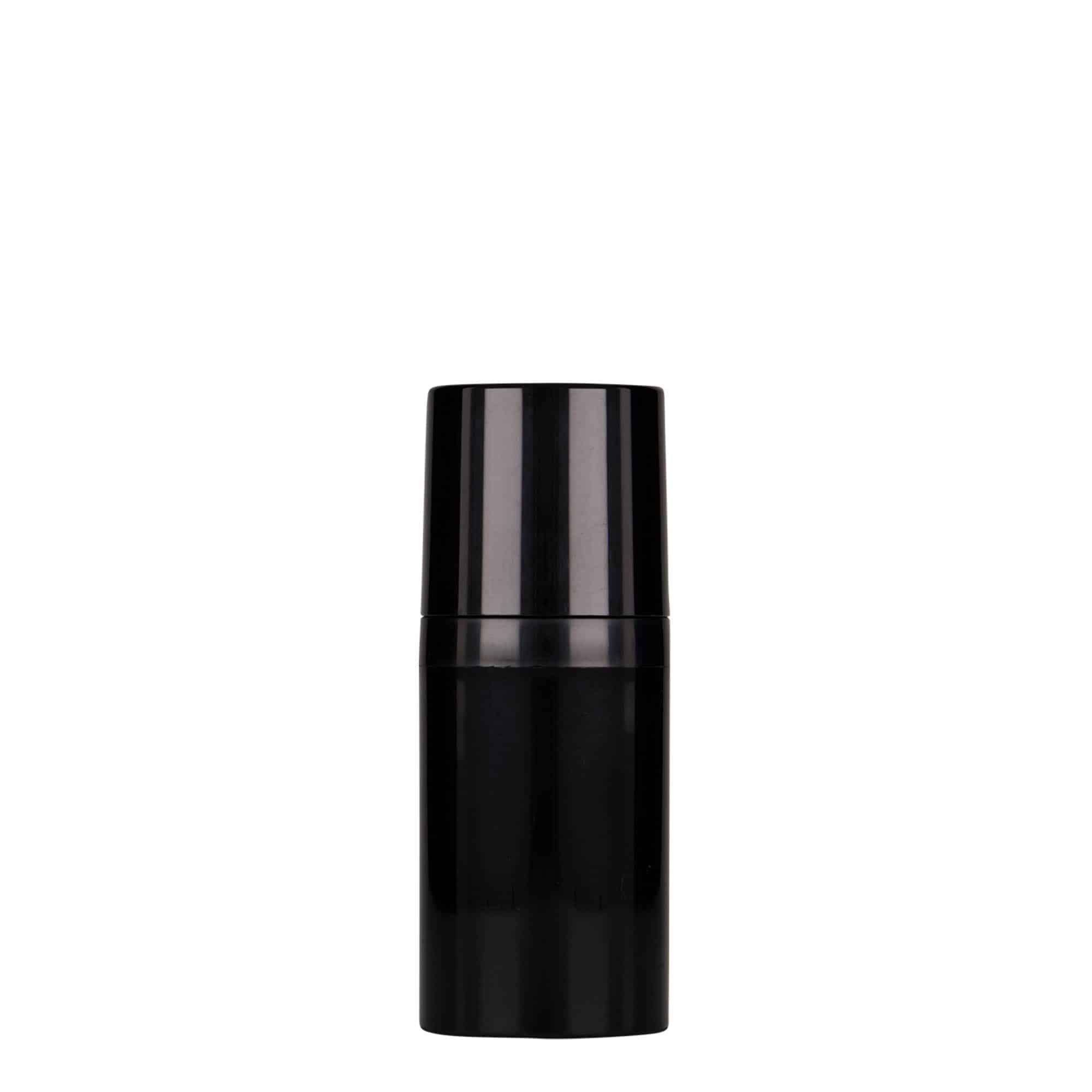 Dispensador Airless 'Mezzo' de 30 ml, plástico de PP, negro
